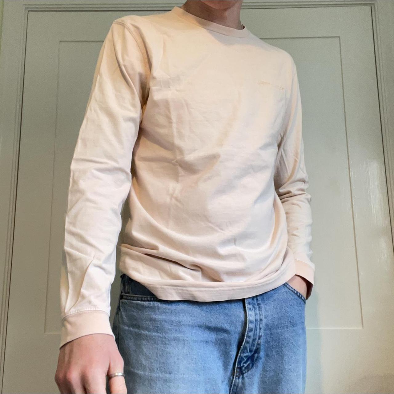 Product Image 1 - Pale salmon long-sleeve Quiksilver t-shirt
Men’s