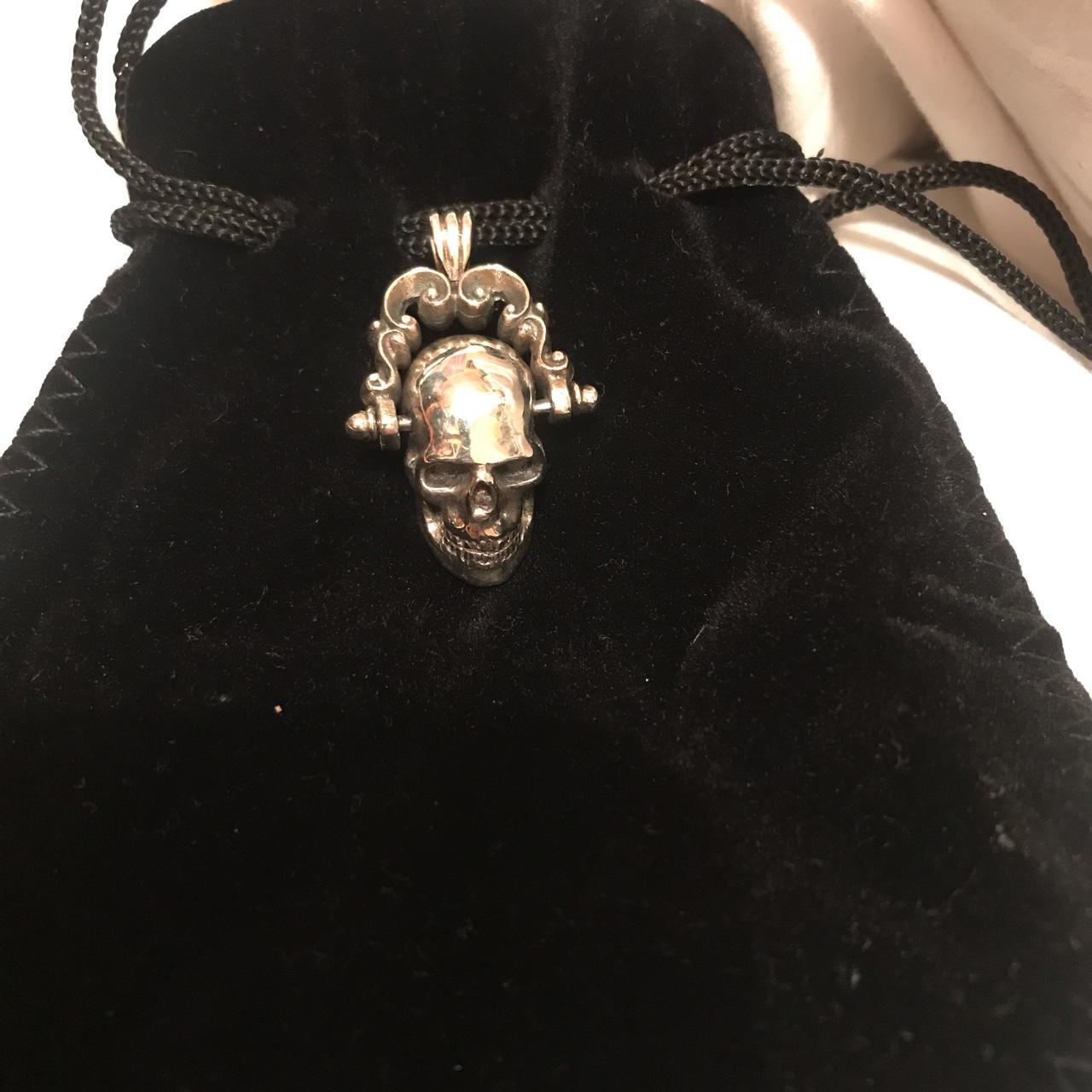 The Great Frog Art Nouveau Skull Pendant,