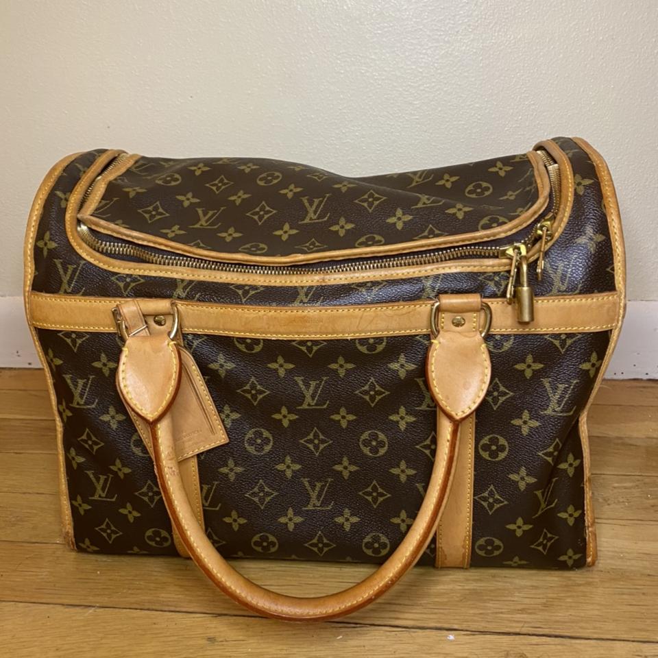 Authentic Louis Vuitton dog carrier Was used for - Depop