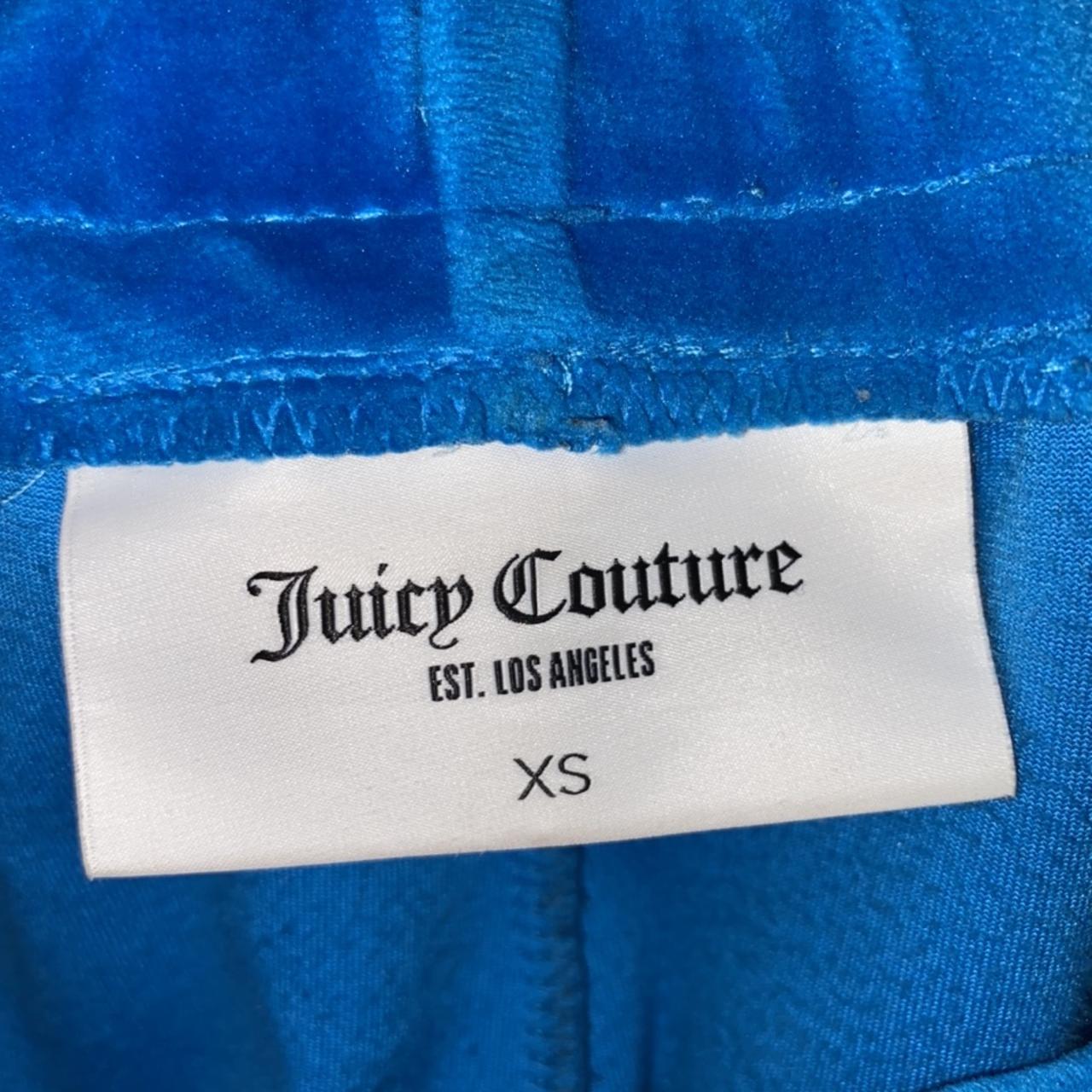 Juicy Couture Princess Blue Velour full tracksuit... - Depop