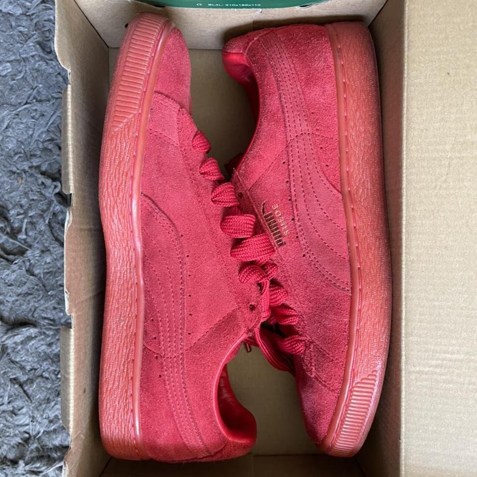 Pink suede outlet pumas