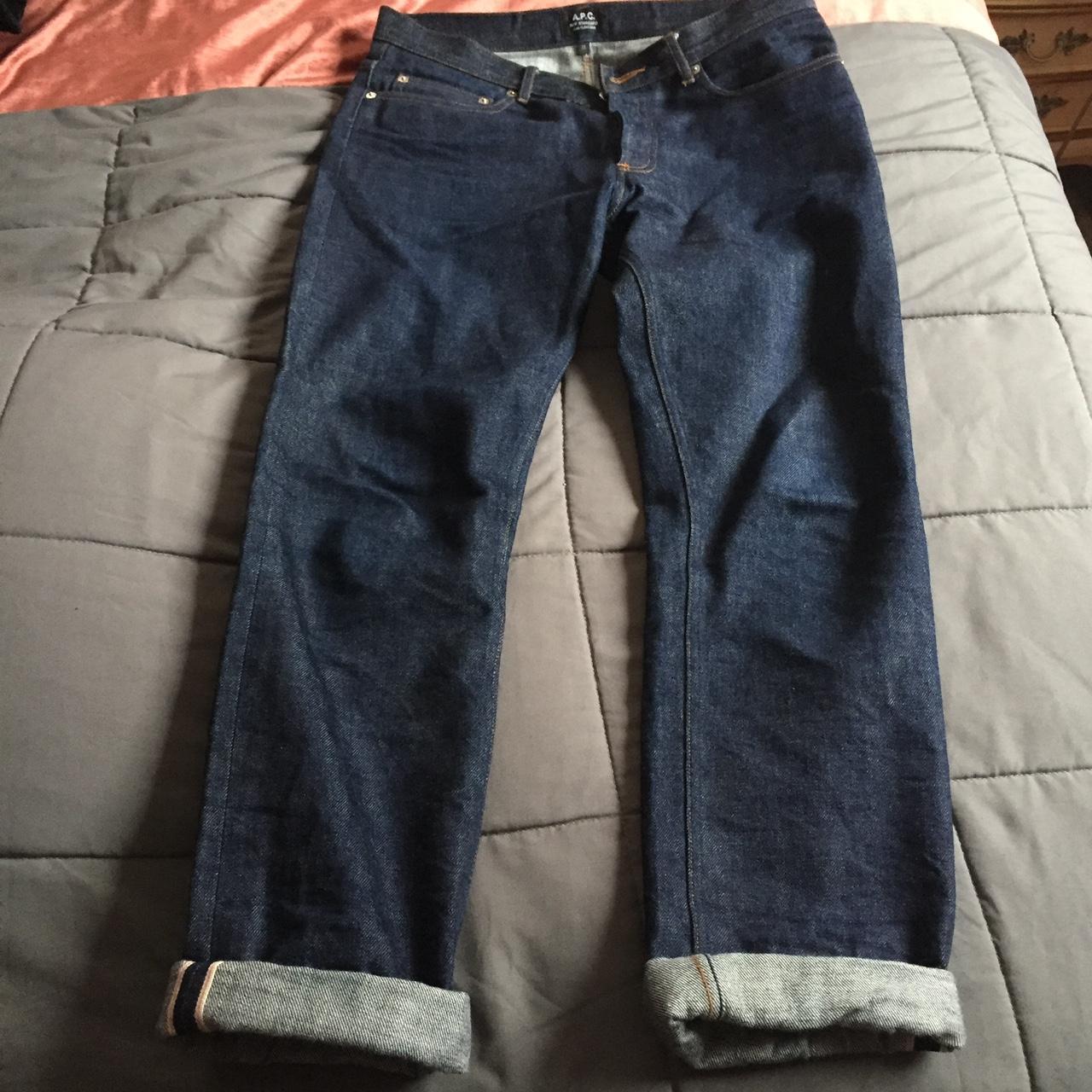 Apc new standard selvedge jeans Slim straight... Depop