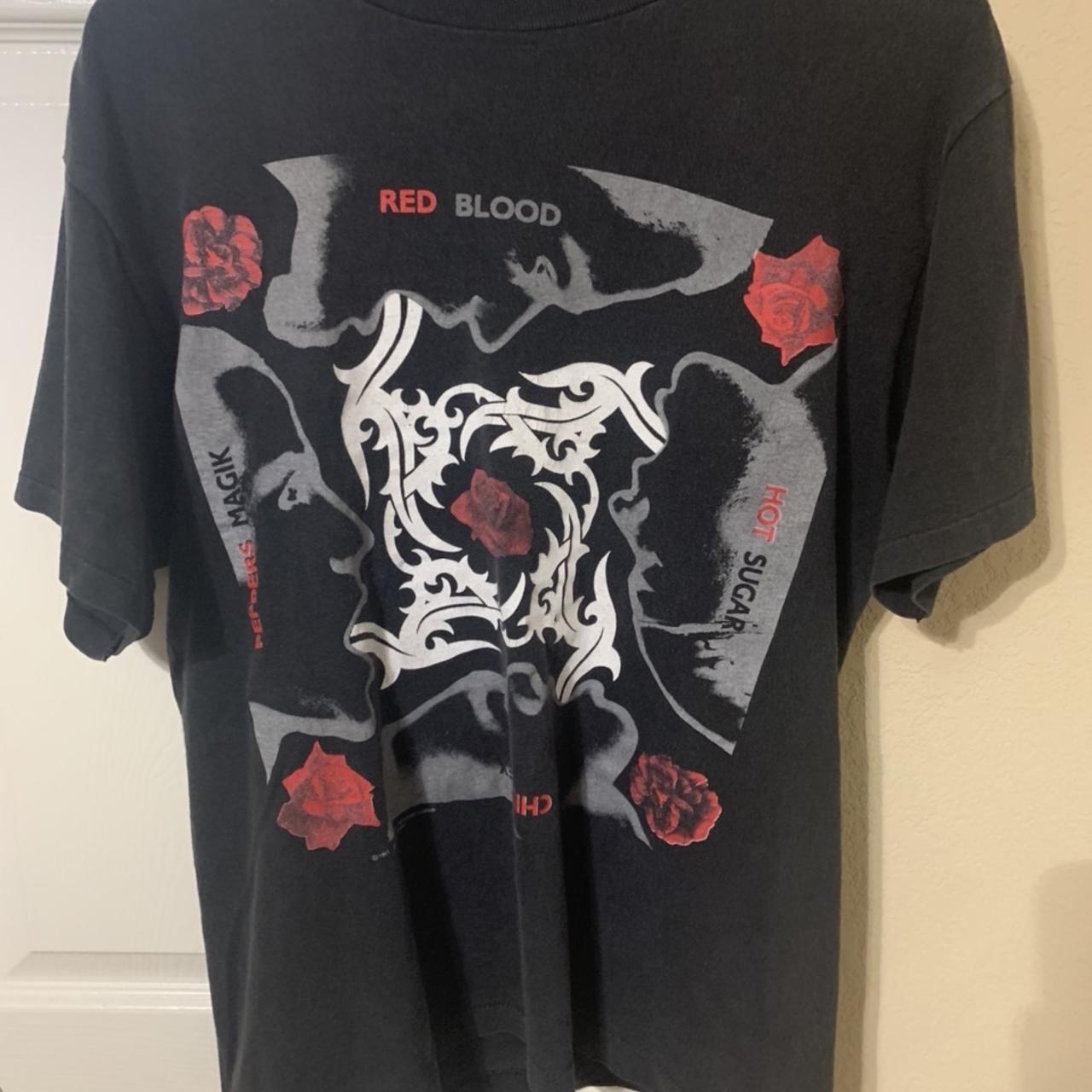 Vintage 1991 Red Hot Chili Peppers tee Tagged Large... - Depop