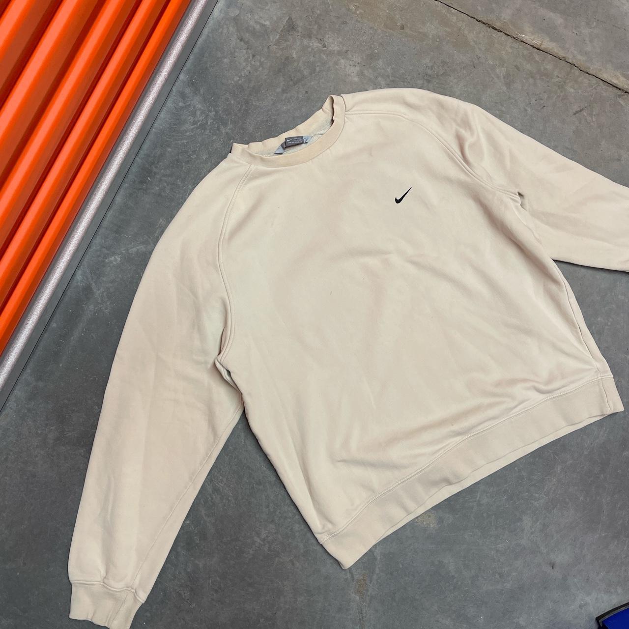 mens cream nike sweatshirt