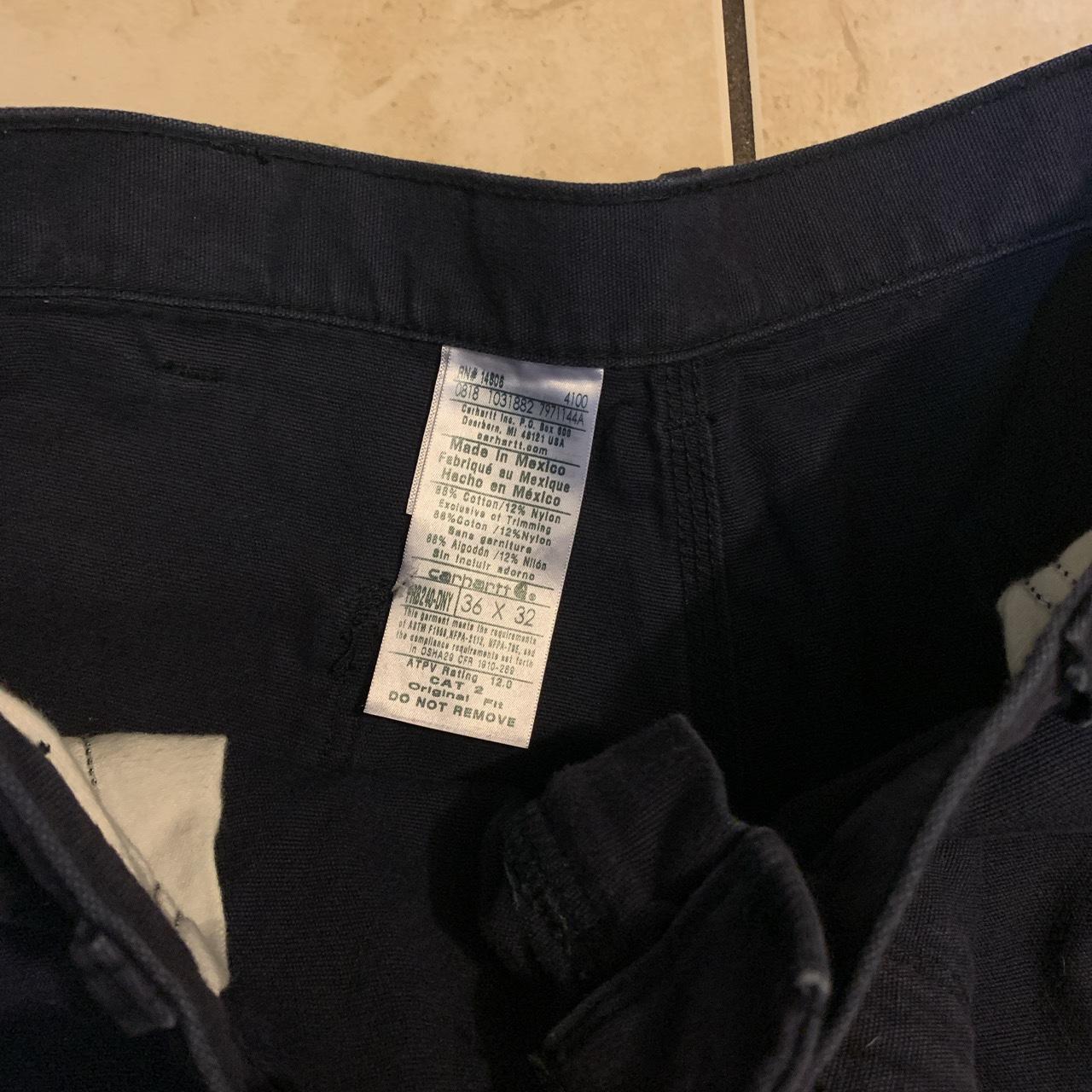 Vintage carhartt cargo cat 2 fire resistant workers... Depop