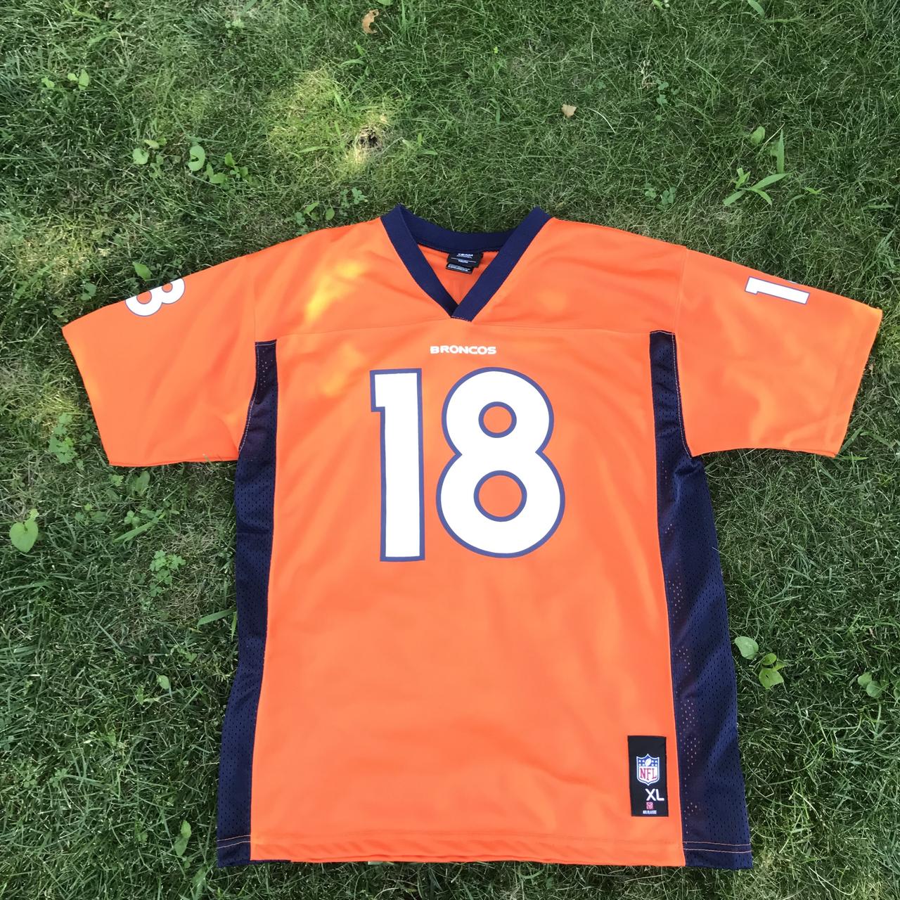 Peyton Manning Broncos Jersey NFL Authentic Youth - Depop