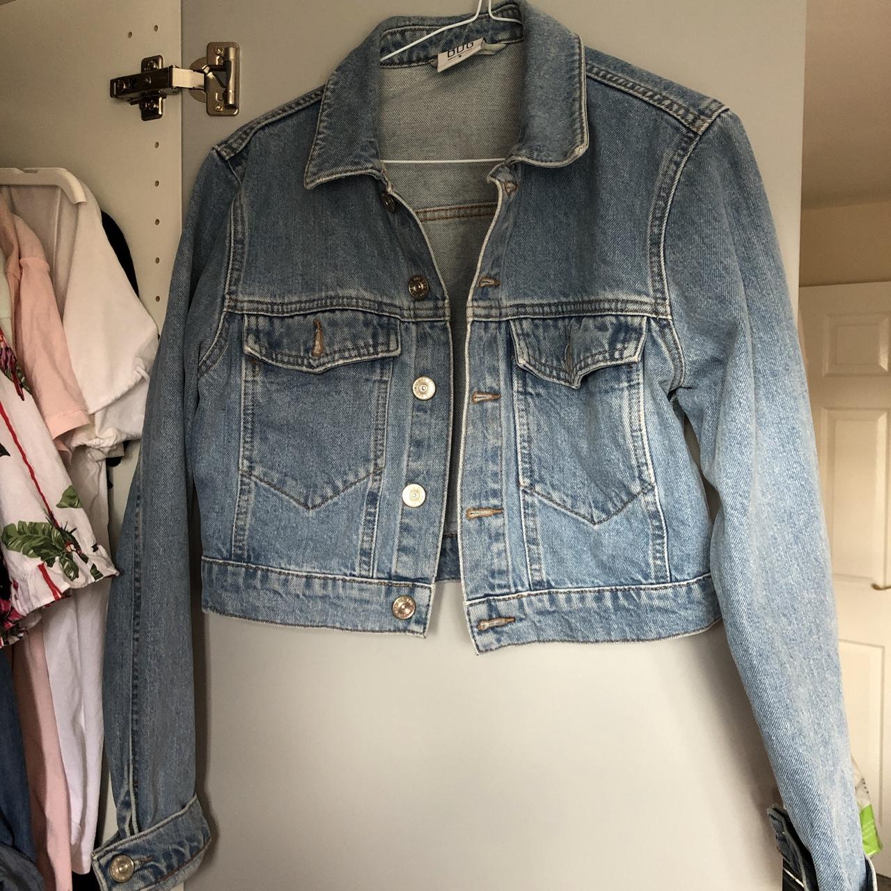 Urban outfitters BDG cropped denim jacket size... - Depop