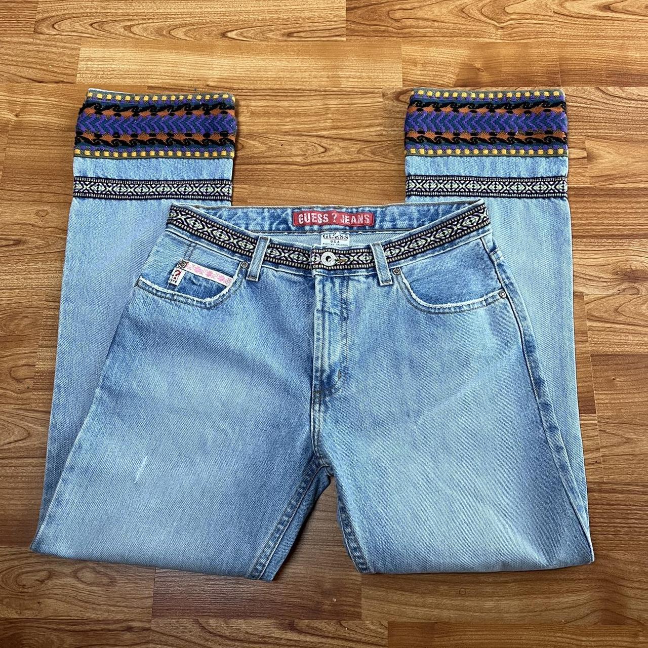 guess denim capris