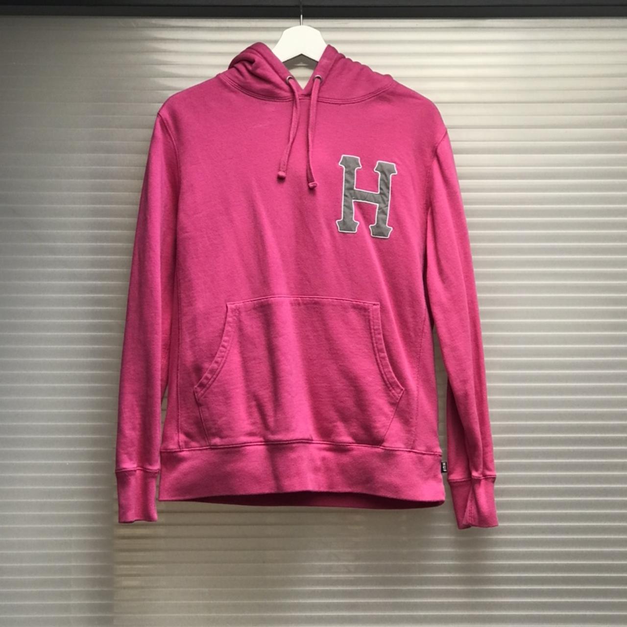 huf type pink hoodie