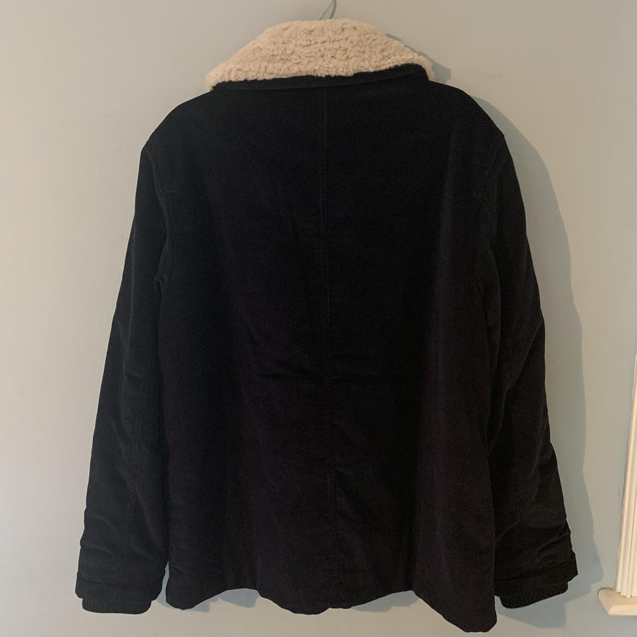 Brand New Whistles Mens Navy Corduroy Winter Jacket... Depop