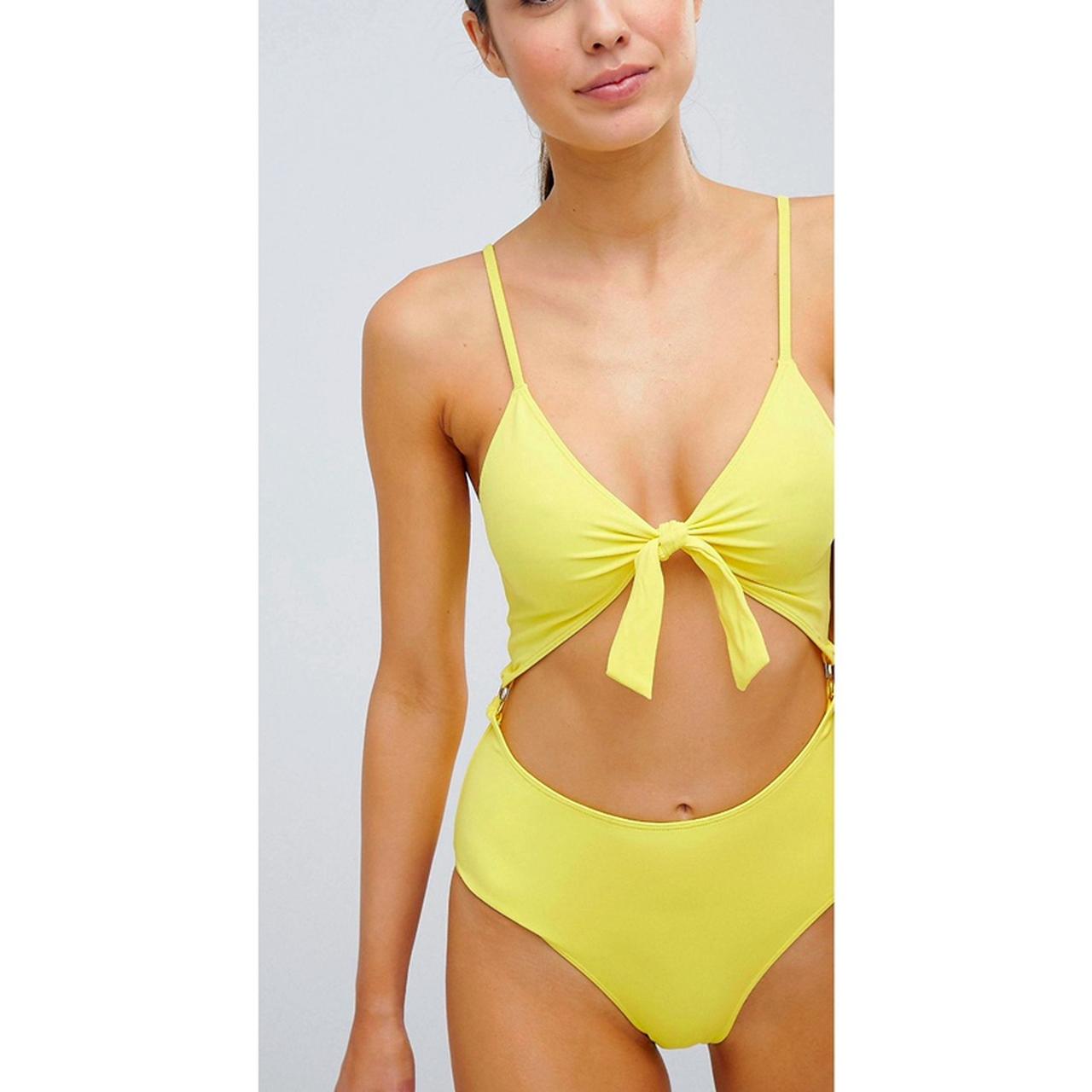 Yellow ann sale summers swimsuit