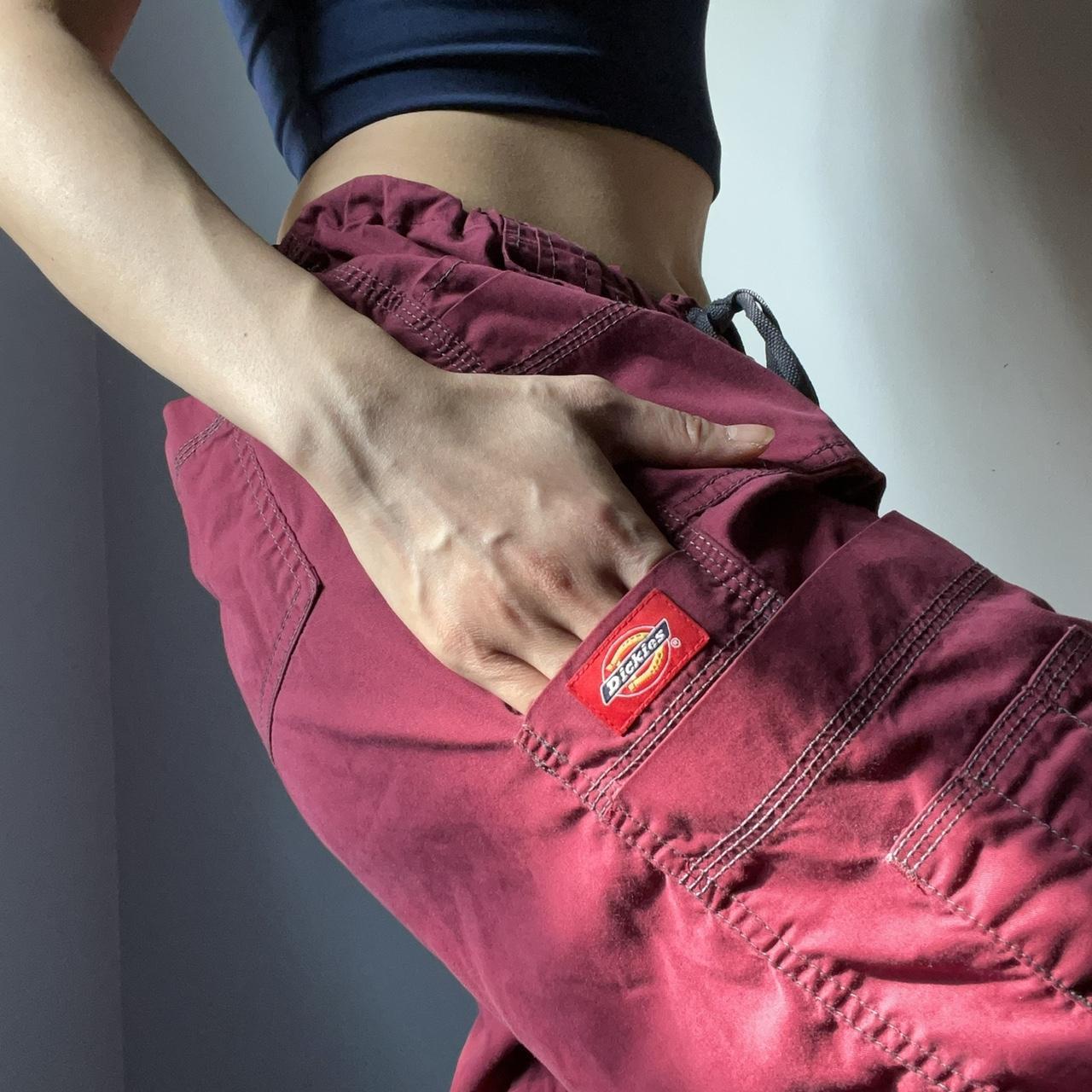 ♥️Maroon Dickies Cargos♥️ Size PL worn lowrise on... Depop