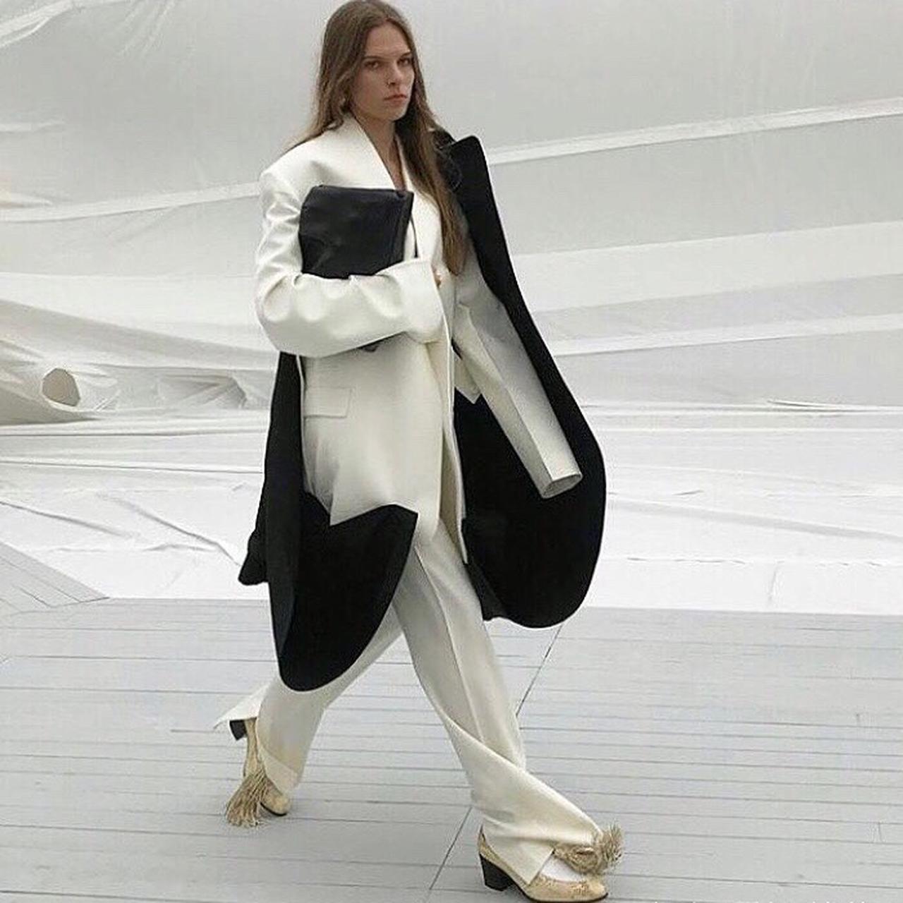 CELINE ICONIC MAP TRENCH IN SILK New with tag Not | Depop