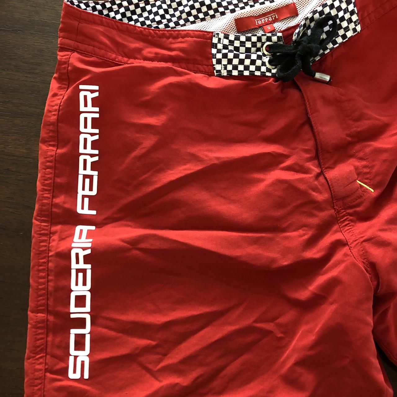 Ferrari Men's Red Shorts | Depop
