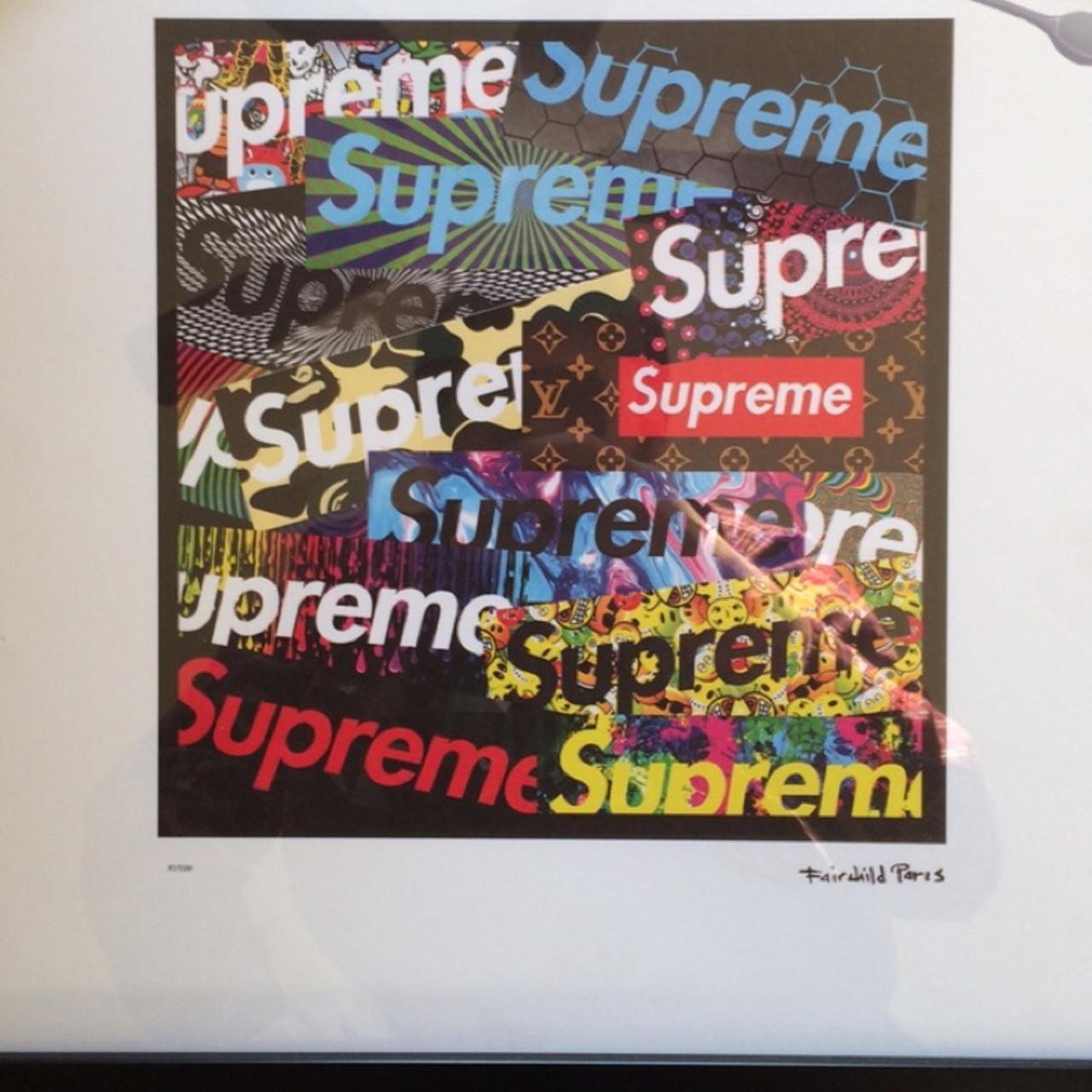 Supreme artwork By: Fairchild Paris 172 out of... - Depop