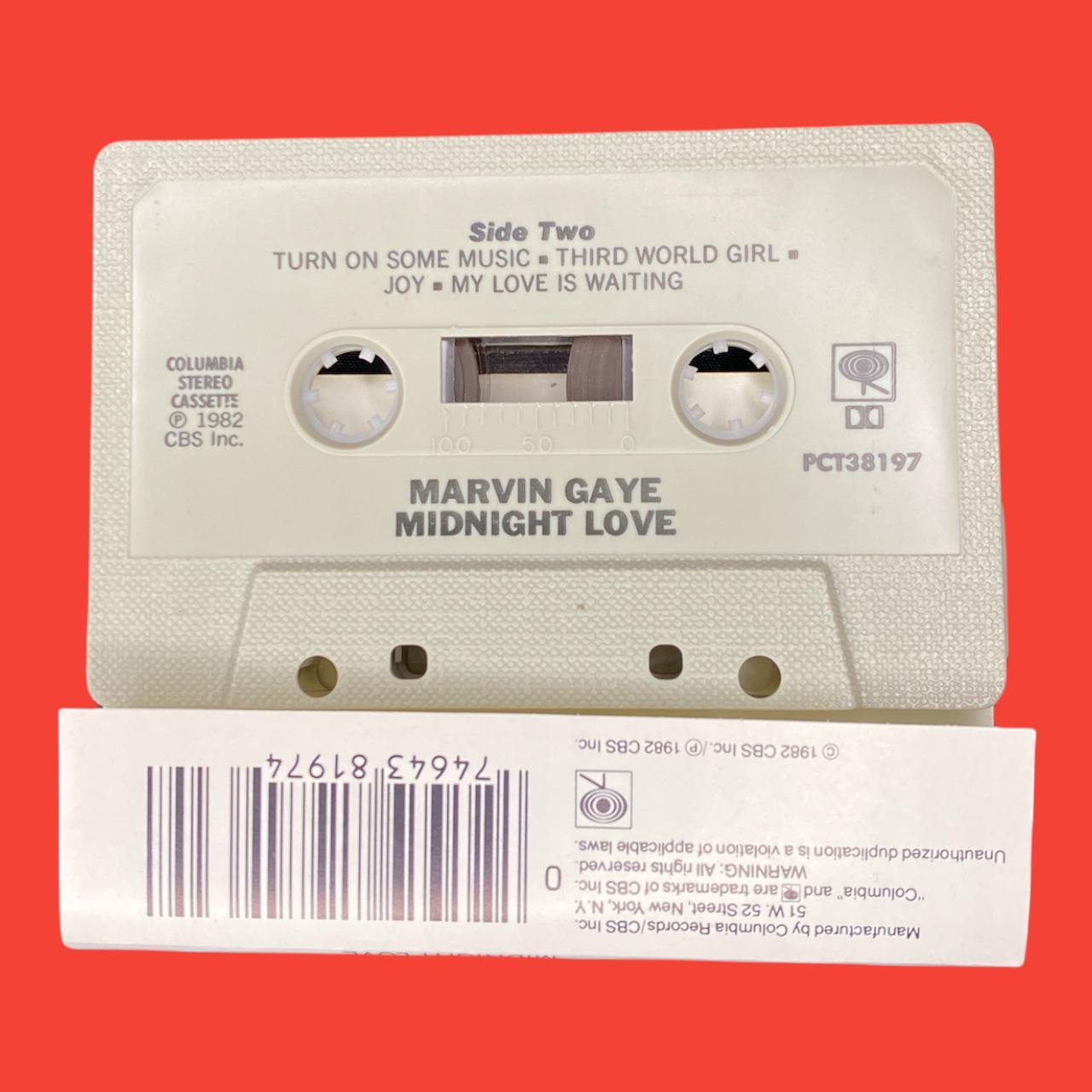 Marvin Gaye Midnight Love Vintage Vinyl Record 1982 