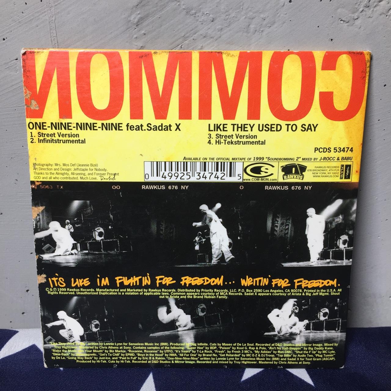 Common CD single from Rawkus Presents Soundbombing | Depop