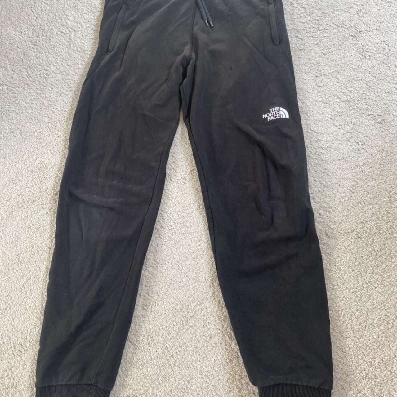 The North Face tracksuit bottoms black Really comfy... - Depop