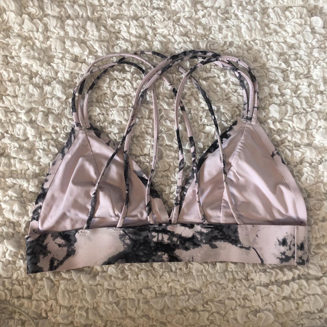 Victoria's Secret pale pink marble bralette - Depop