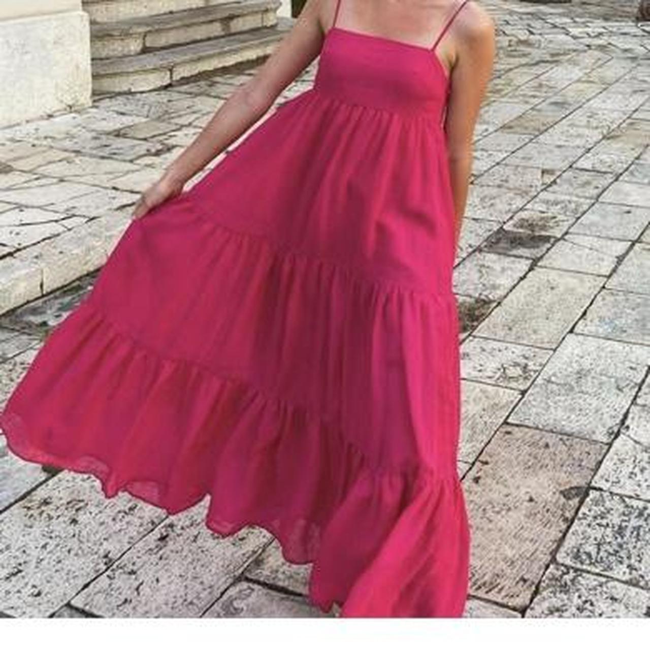 H&m best sale fuchsia dress