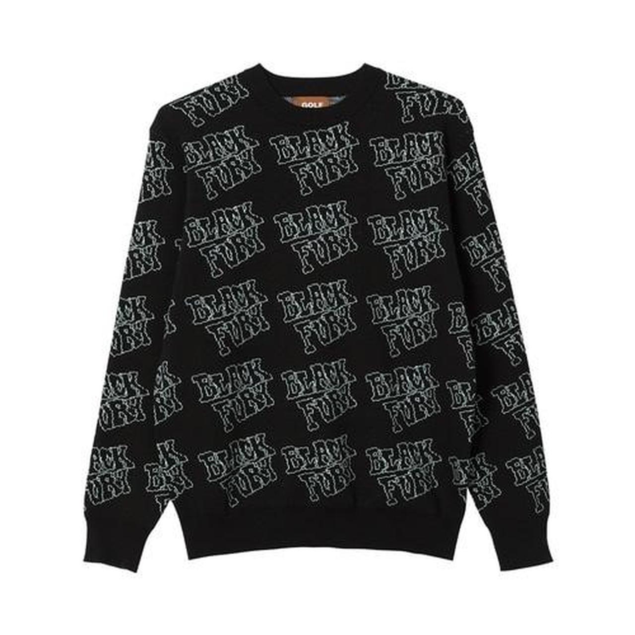 “Black Fury” Jacquard Sweater by Golf Wang, Golf...