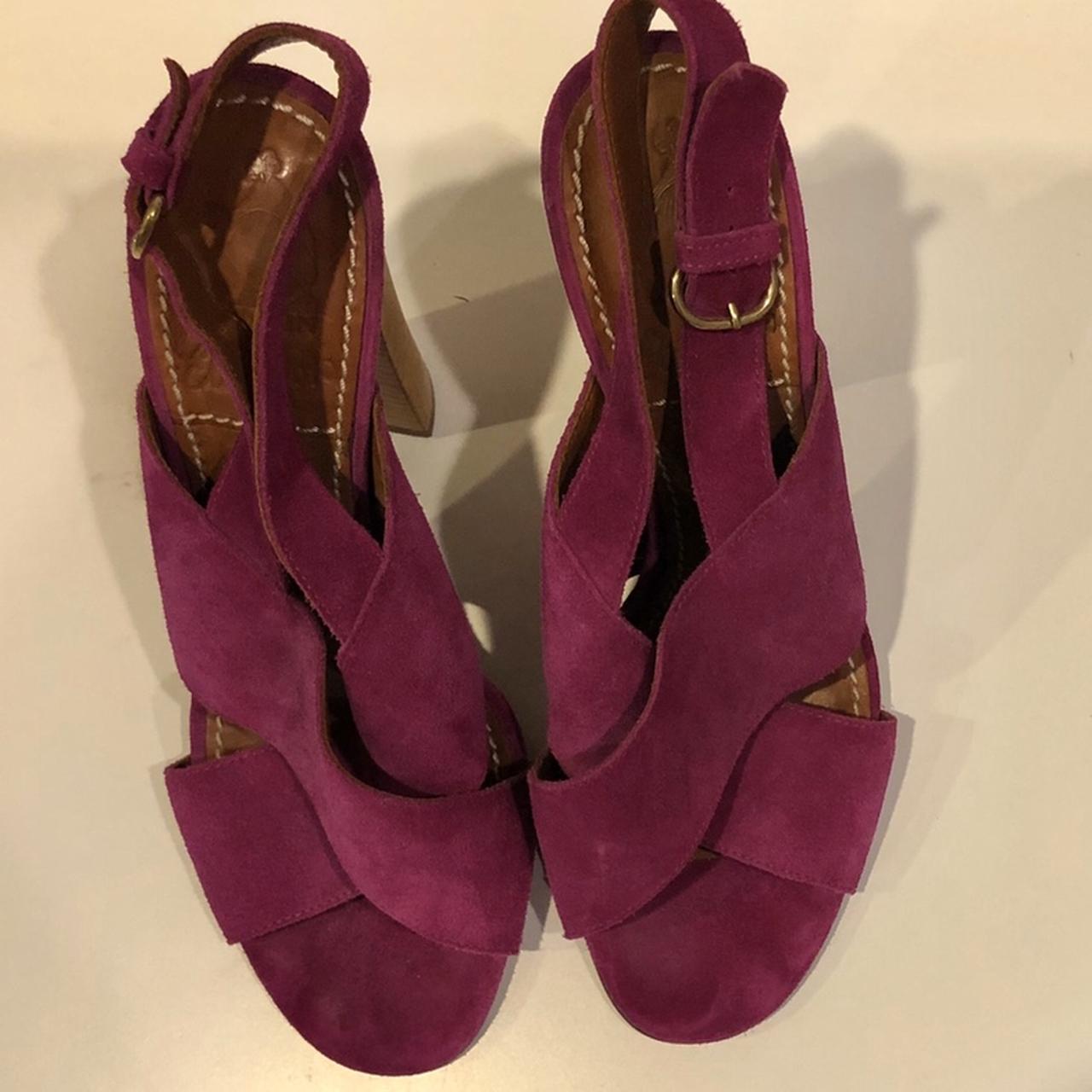 Lanvin Women's Purple and Pink Sandals (3)