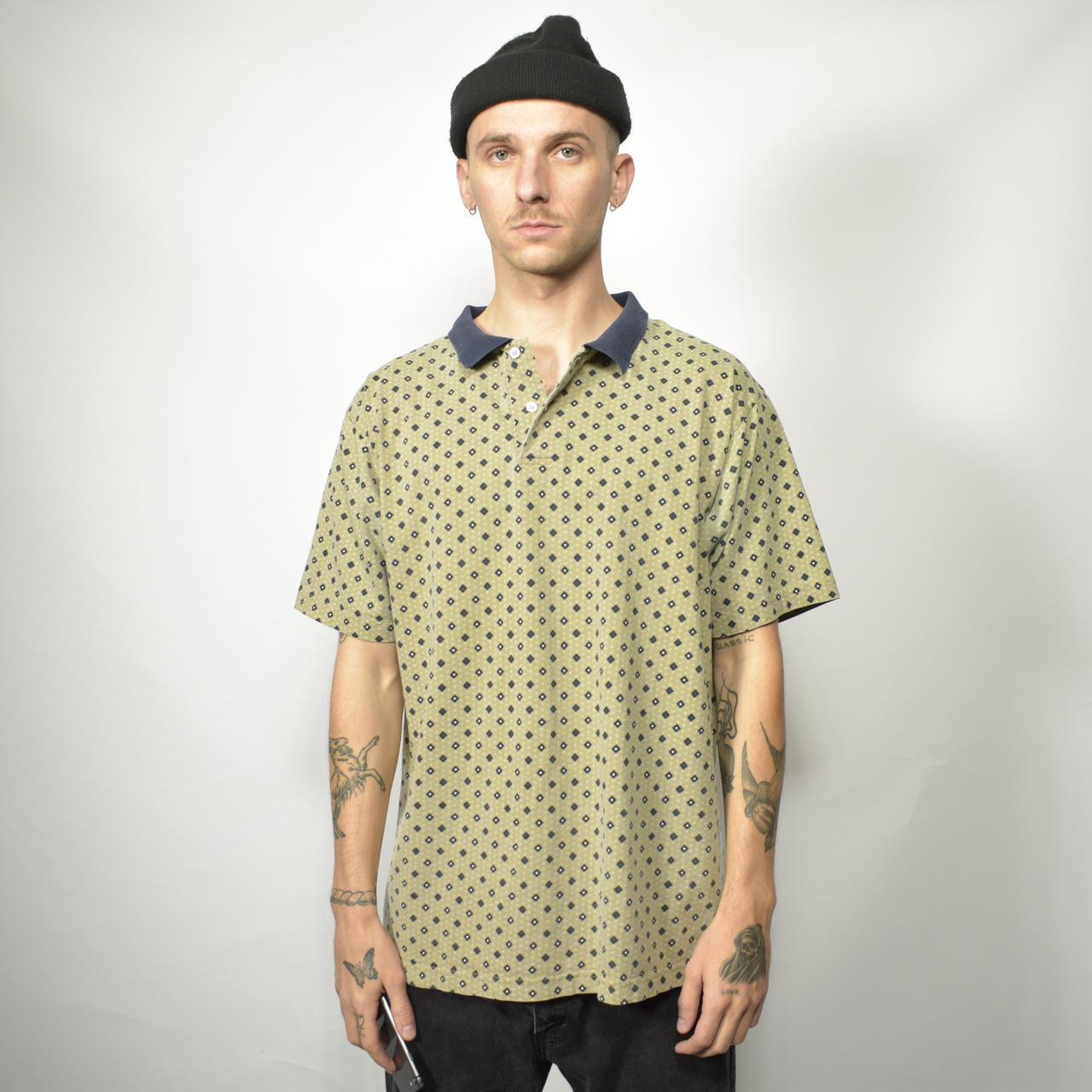 Product Image 1 - Vintage Honors Patterned Polo Shirt
-Slight