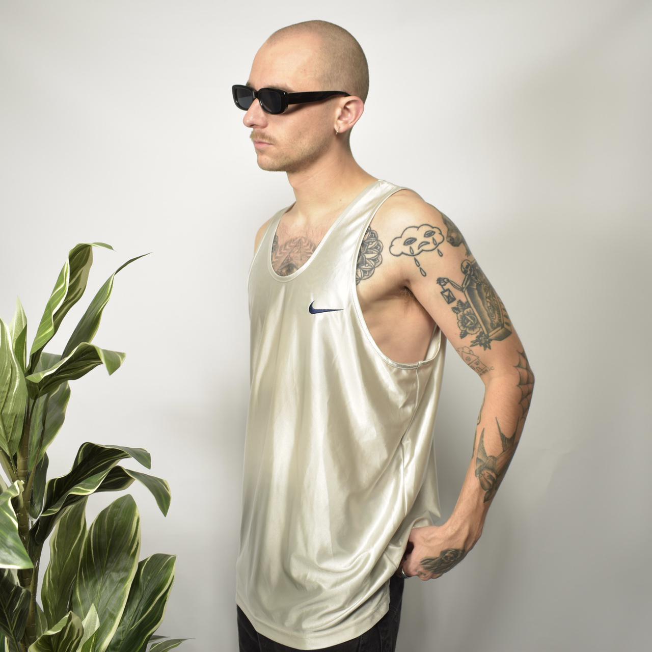 Product Image 2 - 1990s Nike Polyester Tank
-Navy Blue