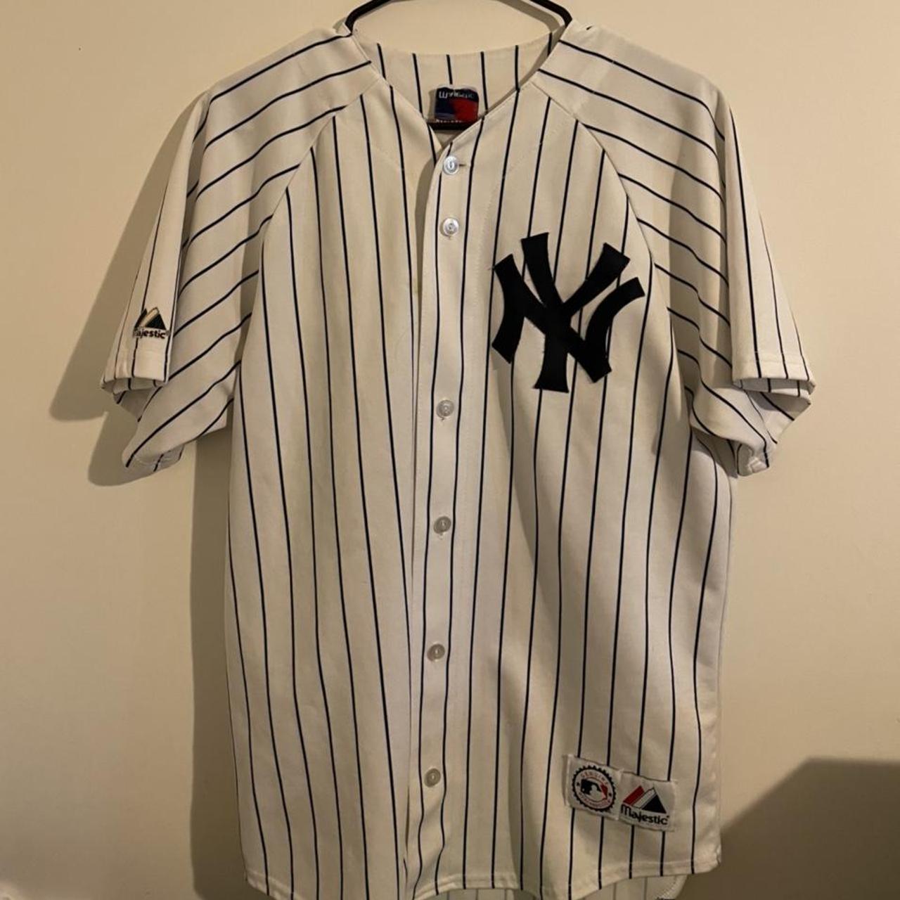 Alex Rodriguez New York Yankees Majestic 6200 White - Depop