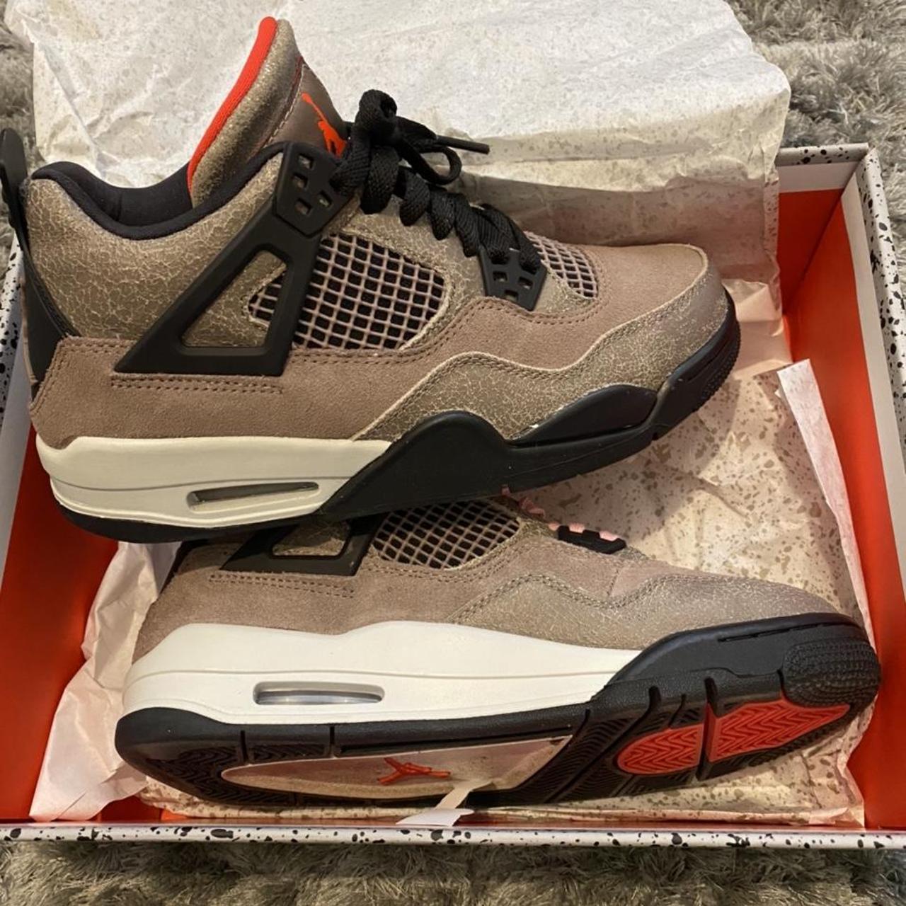 Jordan 4 Taupe Haze. Perfect condition. Gnarly pair.... - Depop