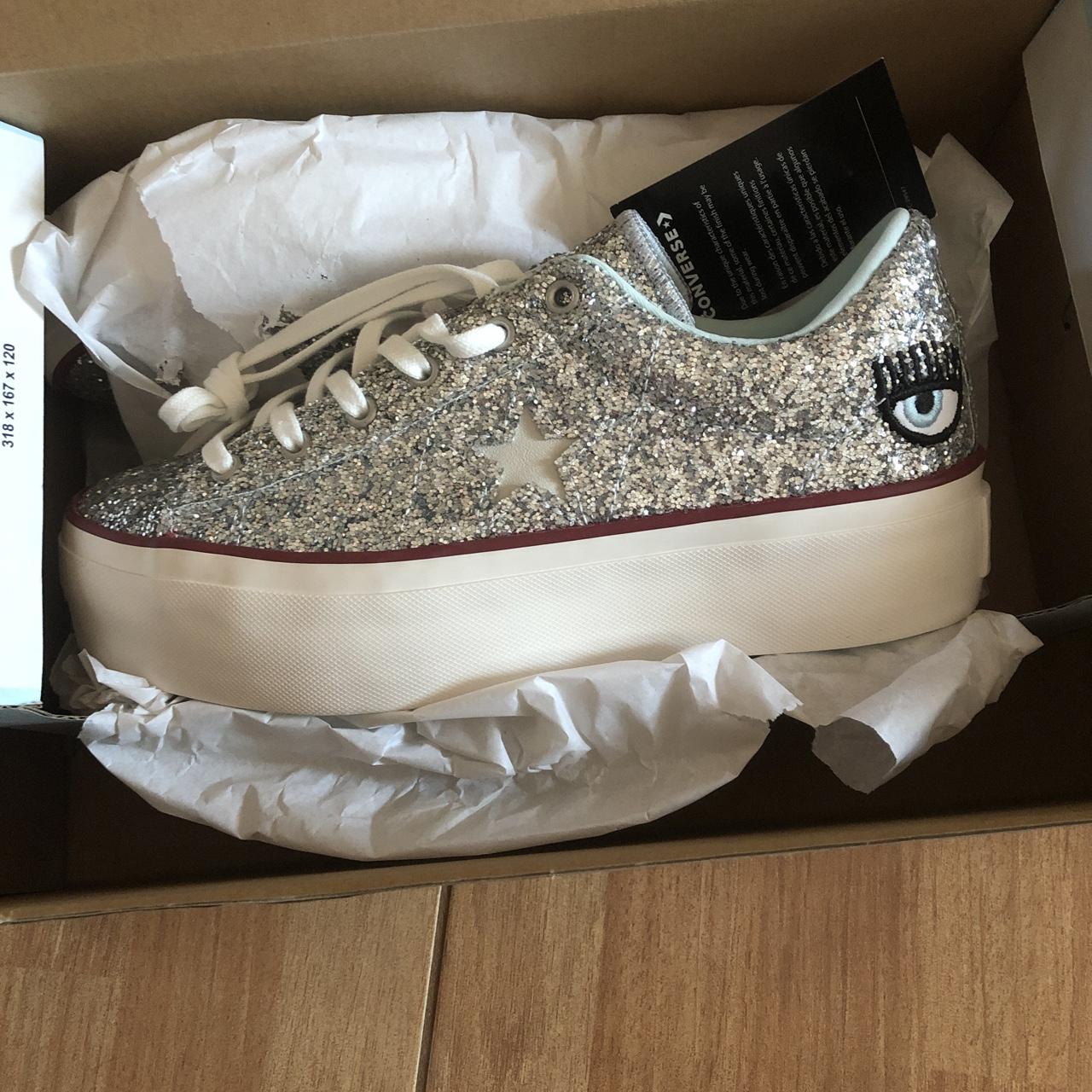 Converse chiara hot sale ferragni gold