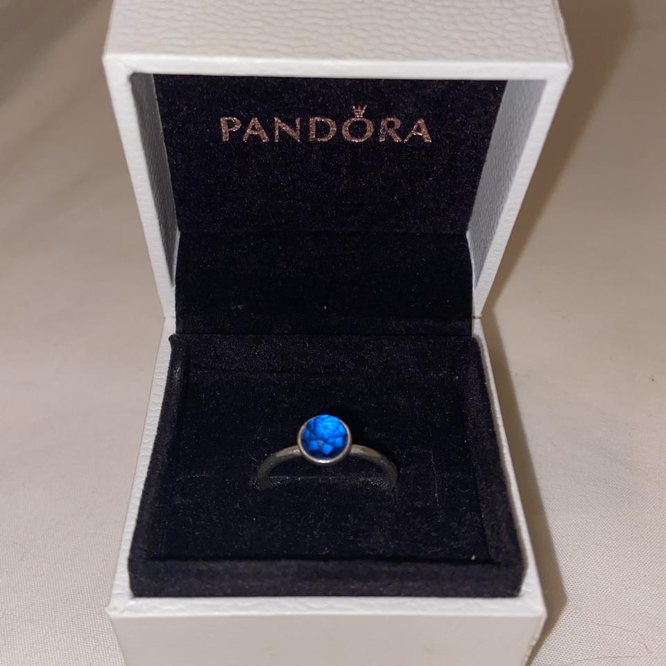 Pandora december clearance droplet ring