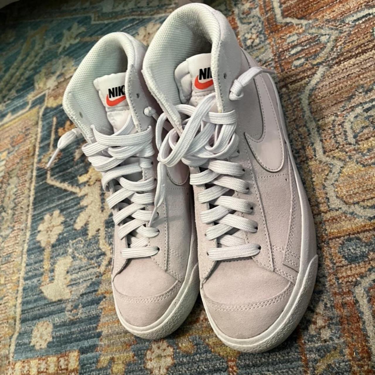 low top pink nike blazers