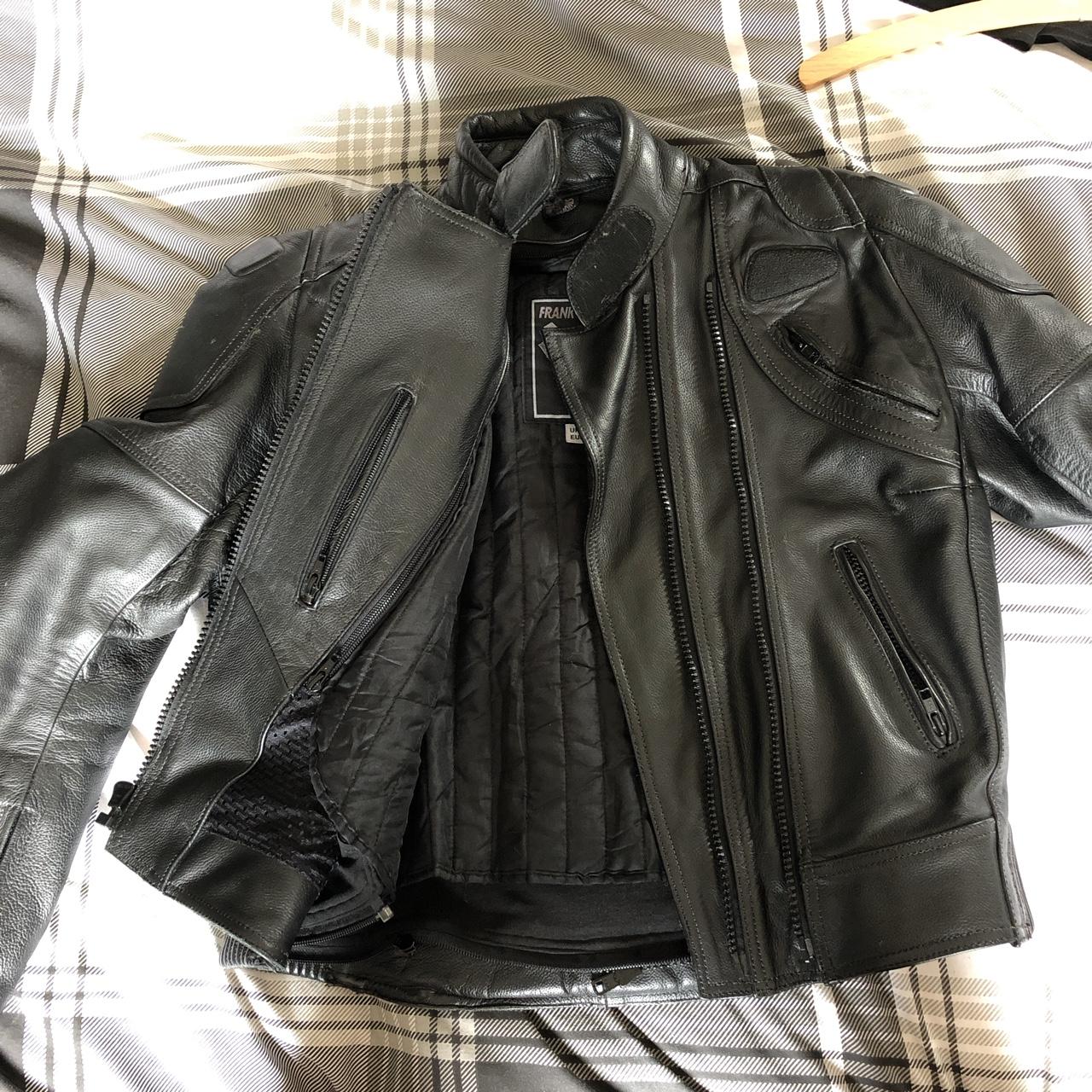 Woman's Frank Thomas Leather motorbike jacket size 10 – Yeah! Hackney