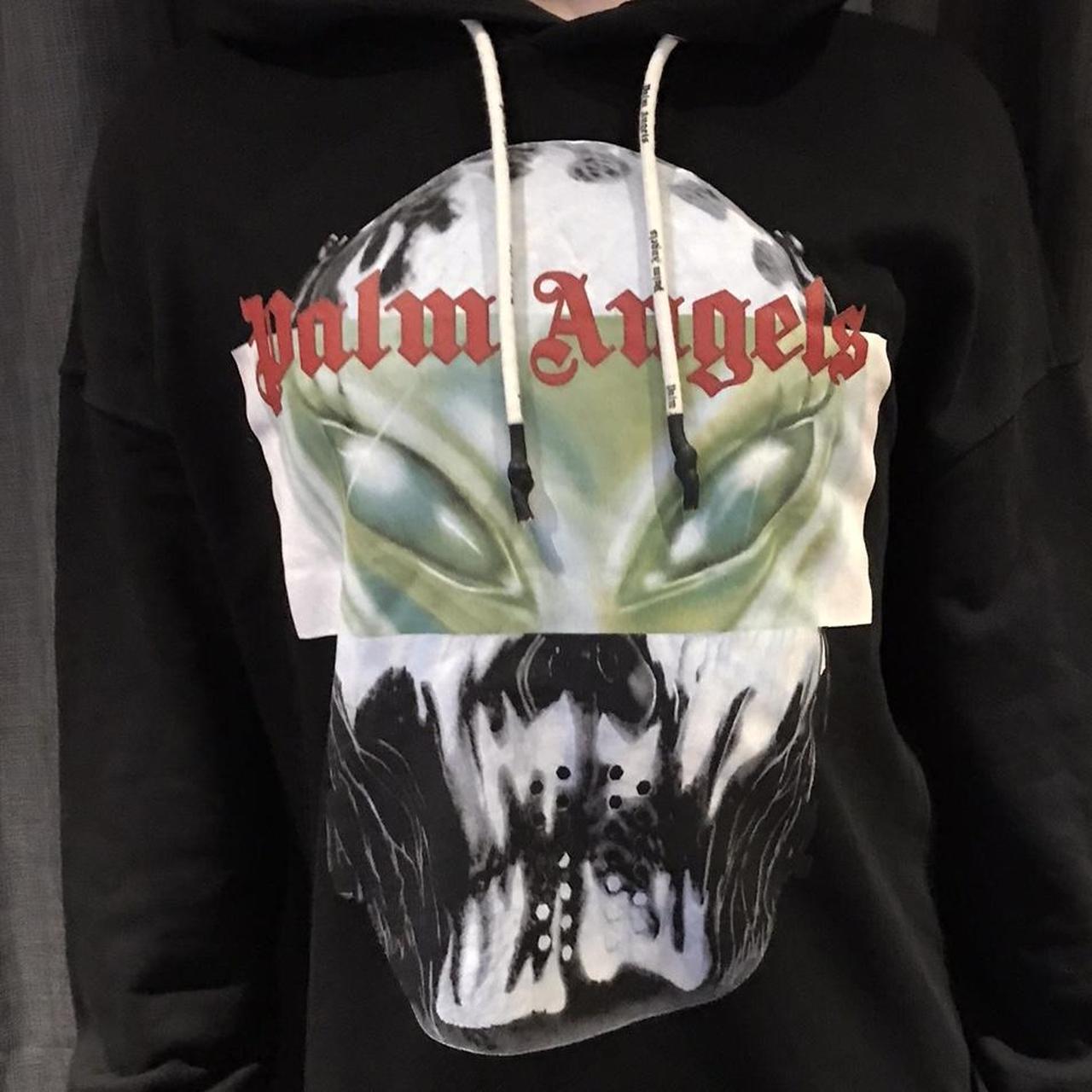 PALM ANGELS Alien print hoodie ✨ Open Depop