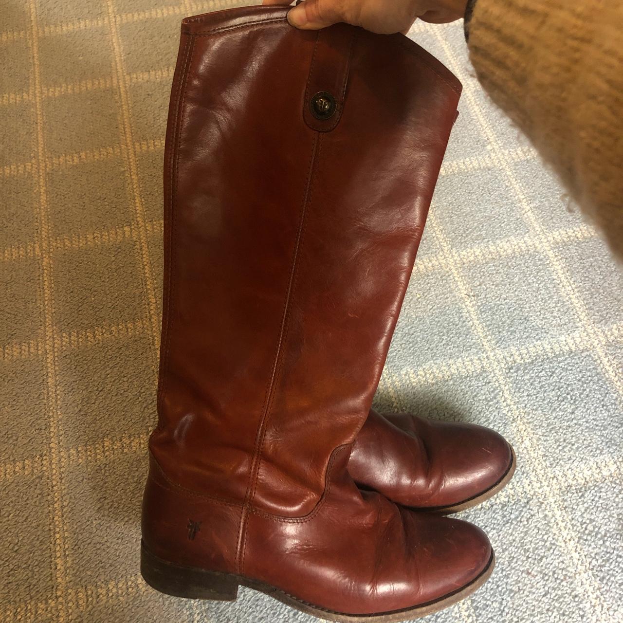frye cognac boots