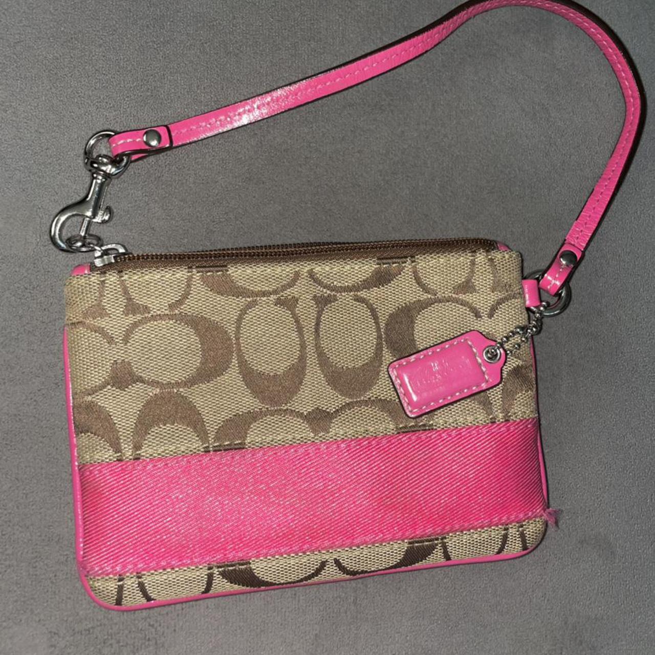 Coach, Bags, Vintage Hot Pink Coach Small Purse
