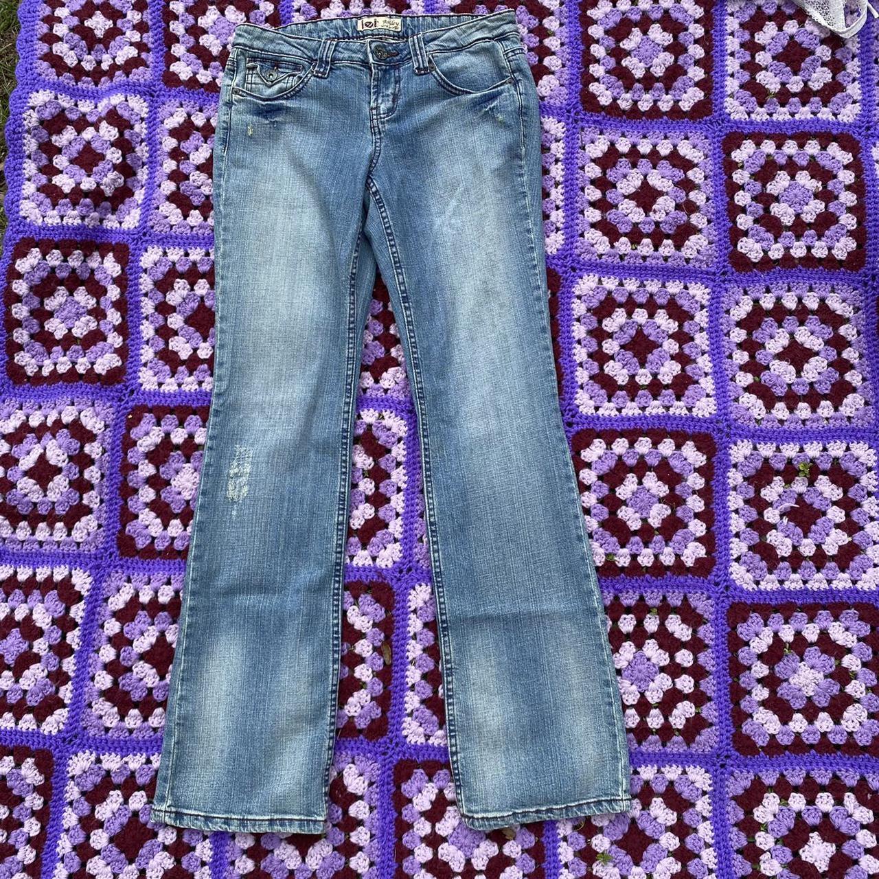 L.e.i. Women's Blue and Red Jeans (4)