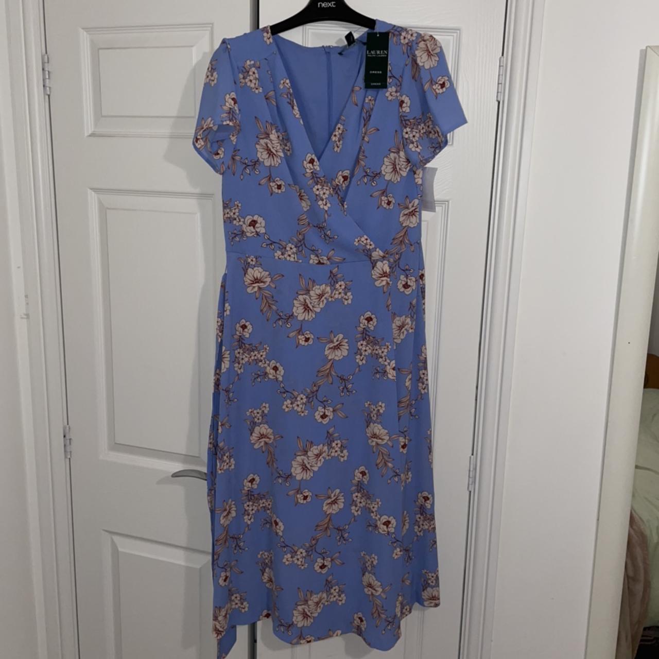 Ralph Lauren Women's Blue Dress | Depop