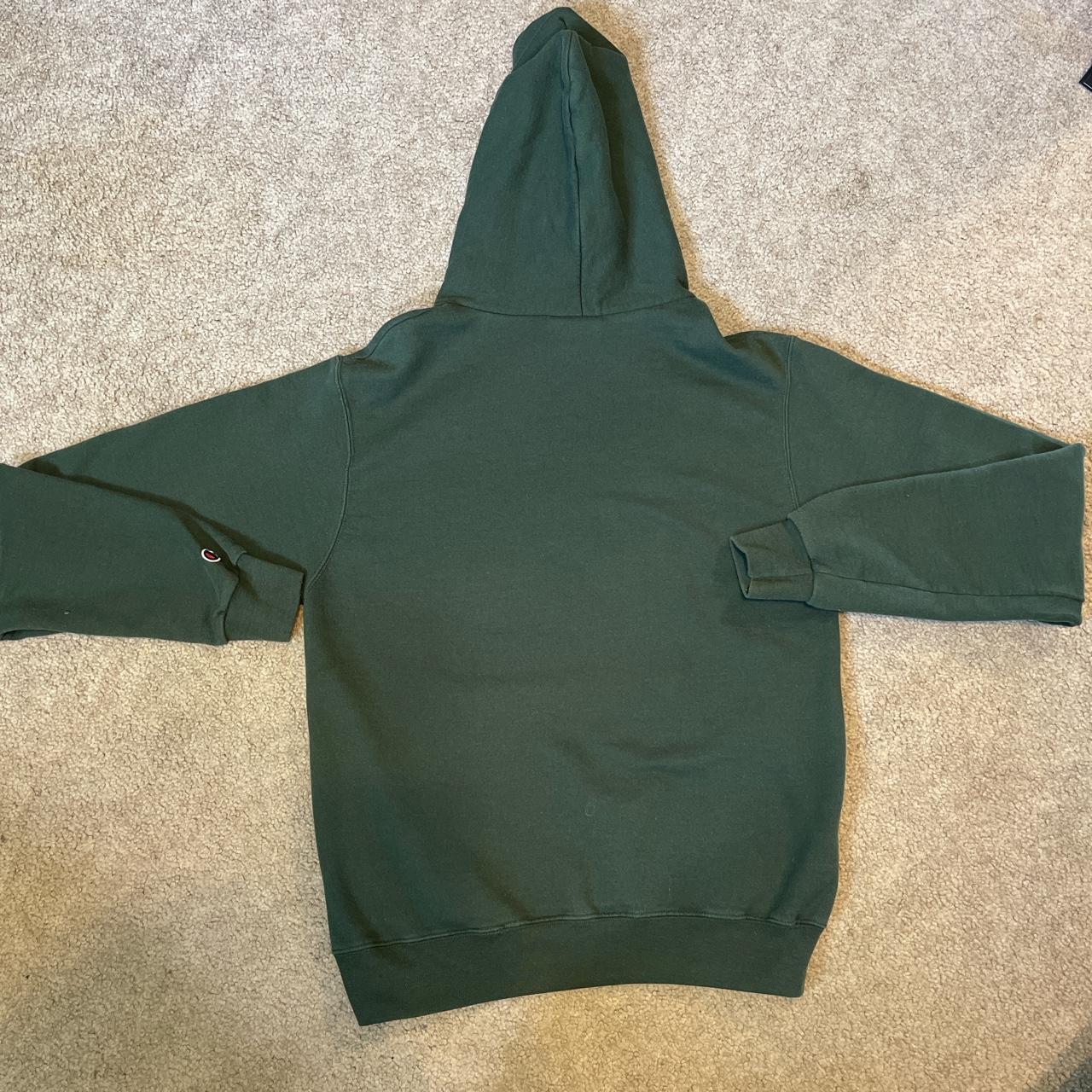 Flaneur” Green Champion hoodie JB has worn Depop