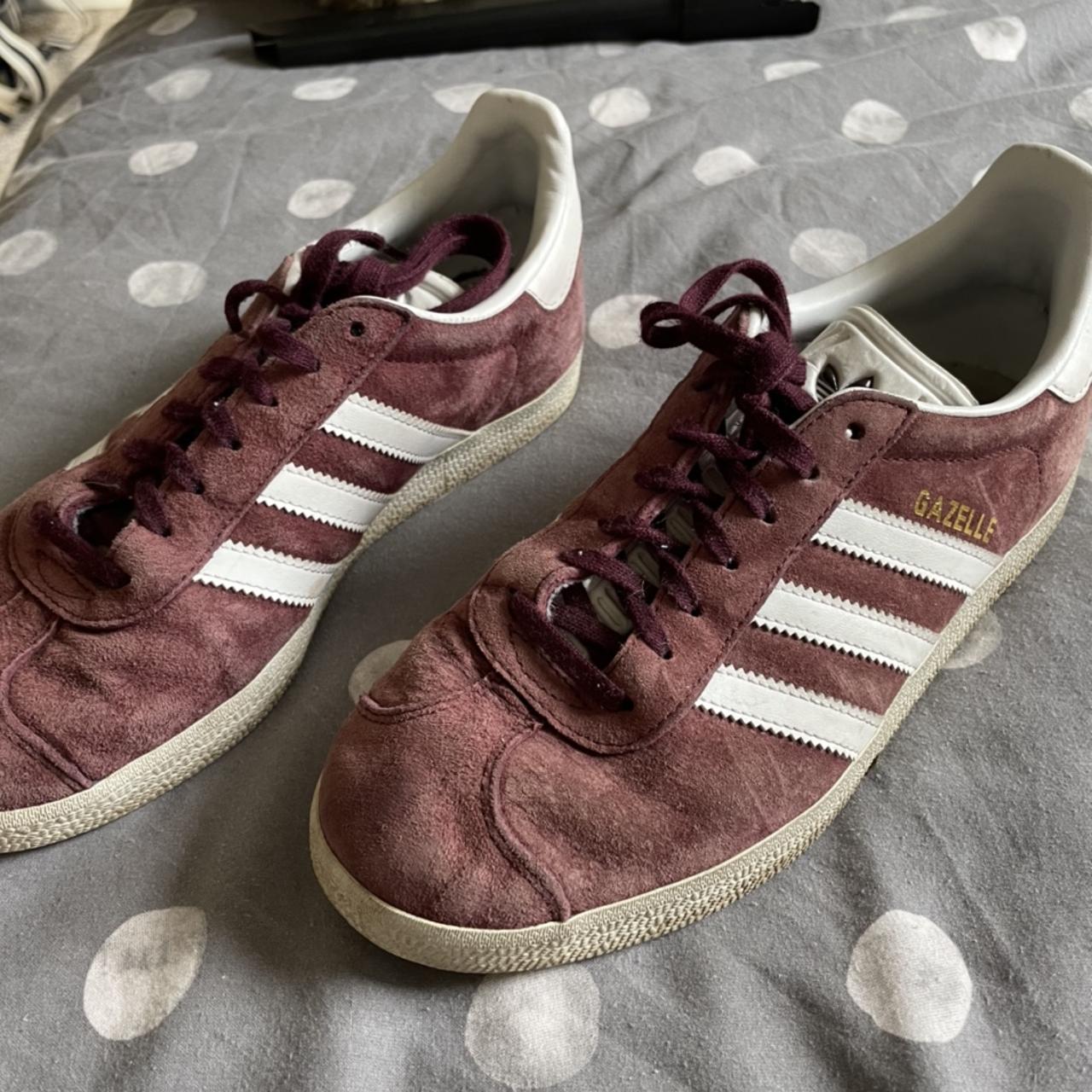 womens burgundy gazelles