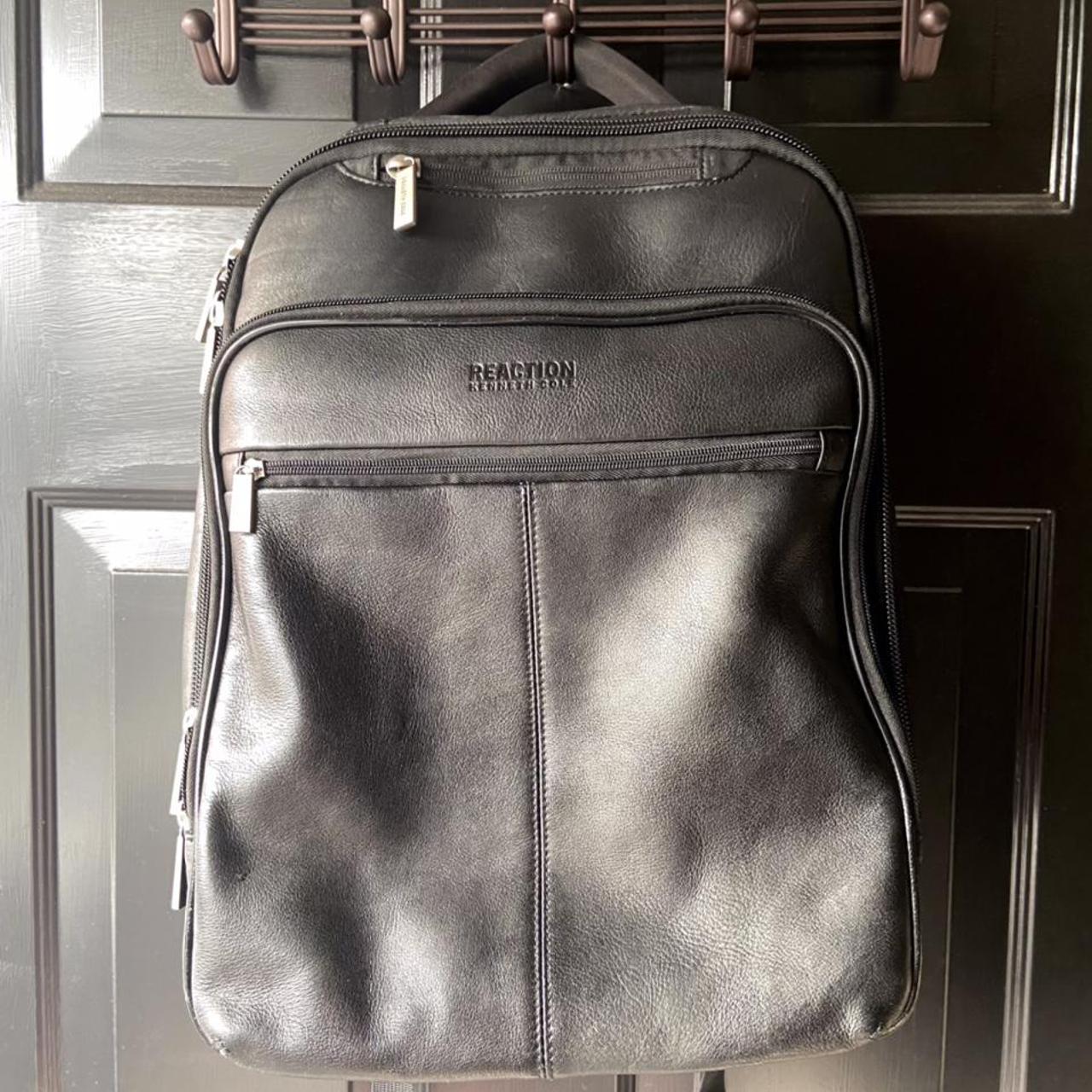 Kenneth cole reaction back stage access leather backpack best sale