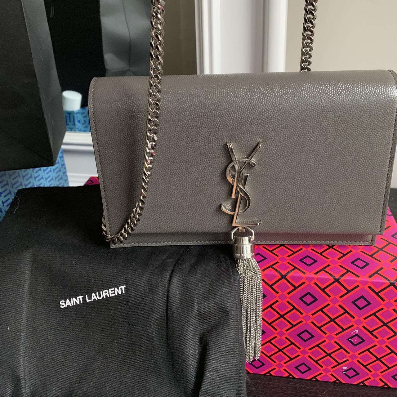 Authentic YSL Saint Laurent Wallet on Chain bag - Depop