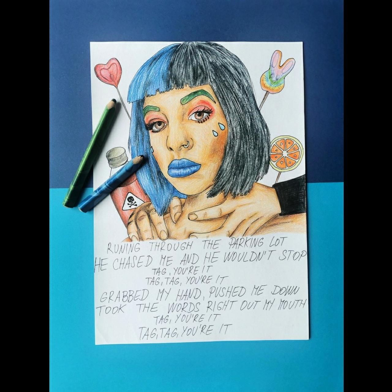 Melanie Martinez - Tag You're It drawing Fan art,... - Depop