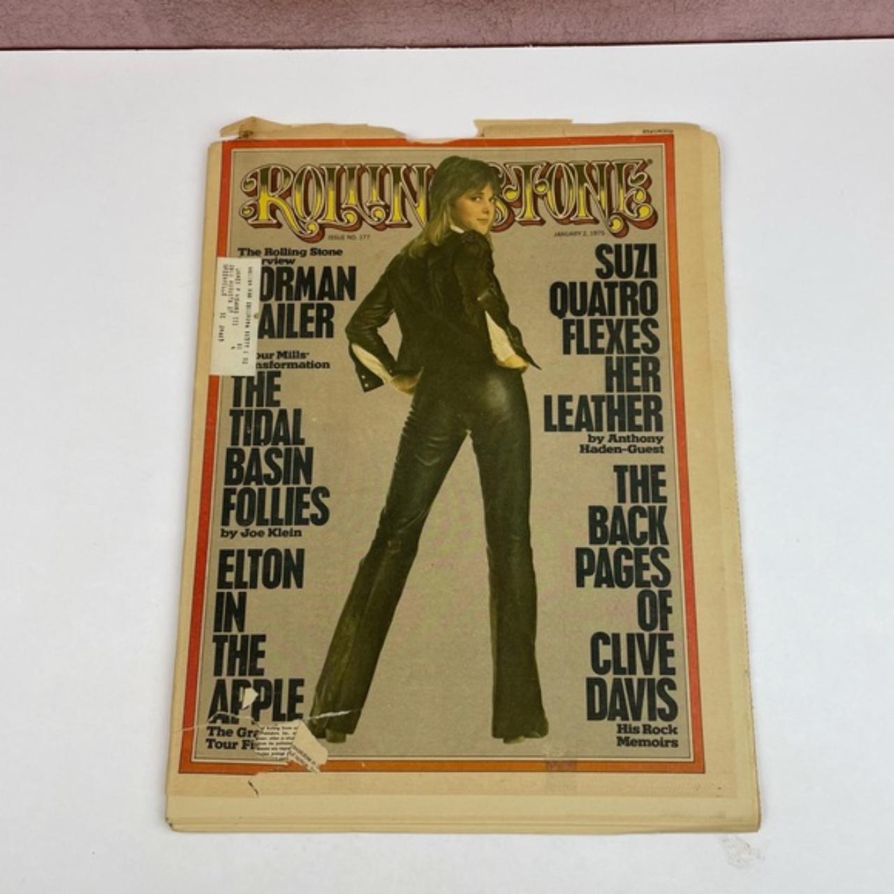 Vintage Rolling Stone Magazine January 2, 1975 Depop