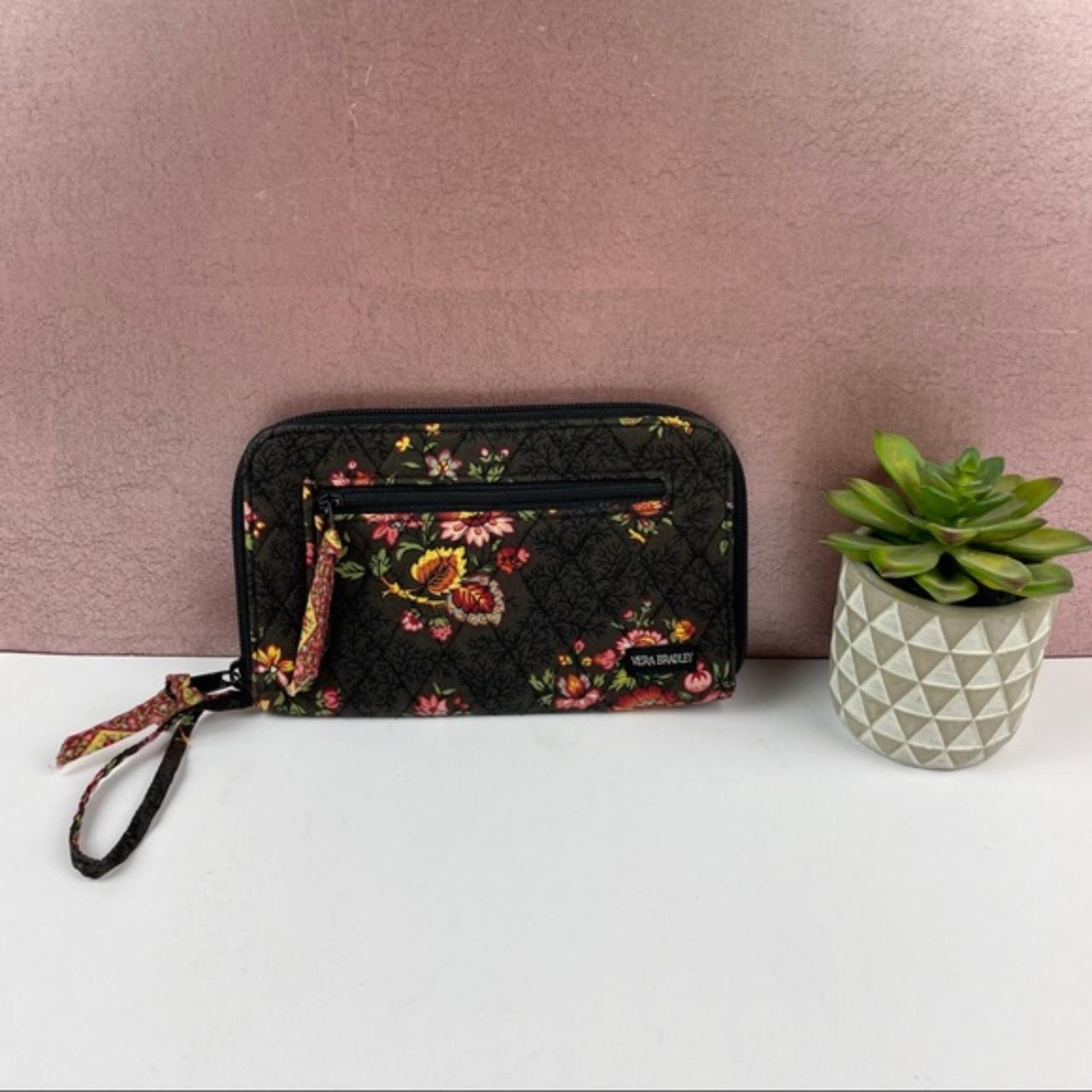 Vera bradley black on sale clutch