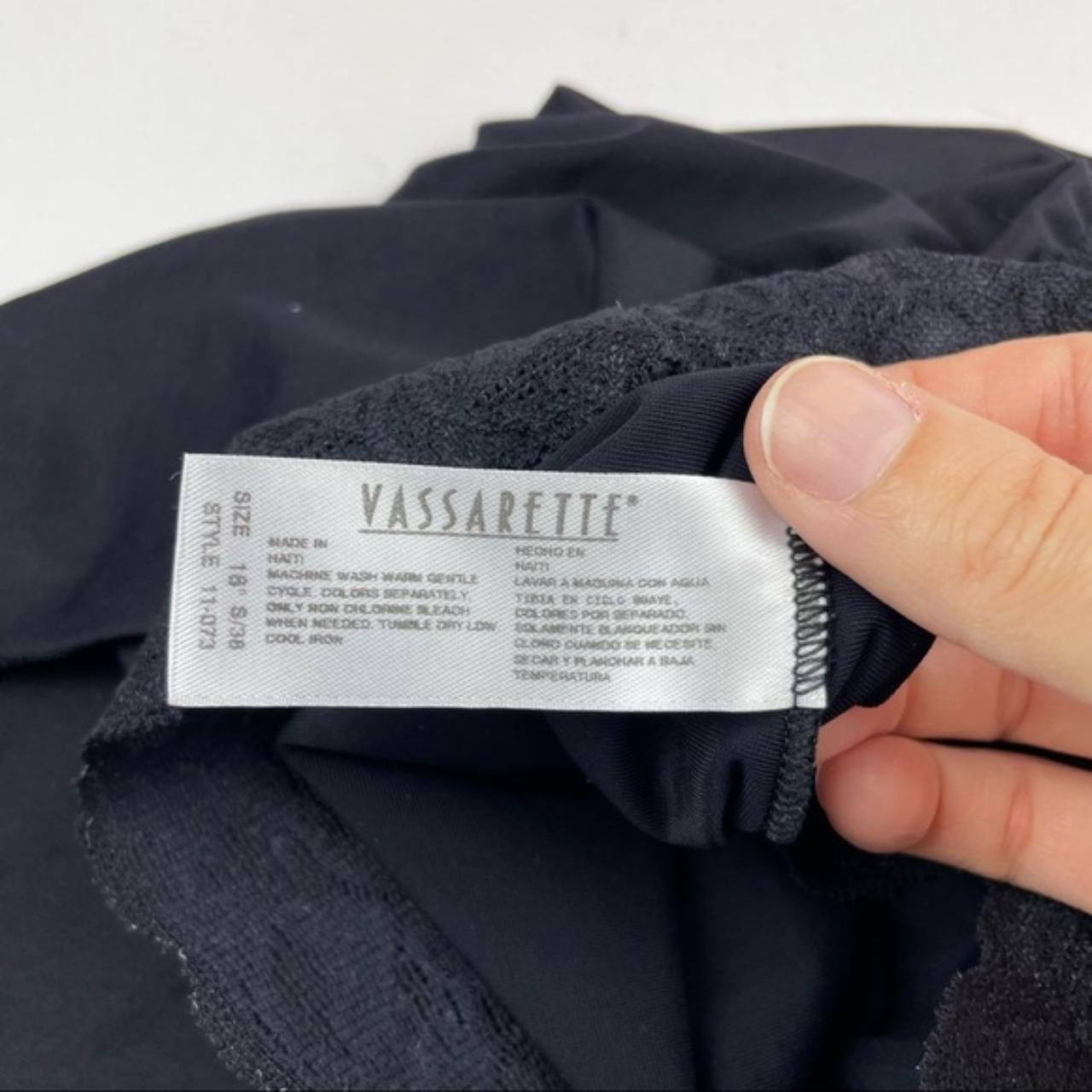 Vassarette Solid Black Slip Lingerie Lace Women - Depop