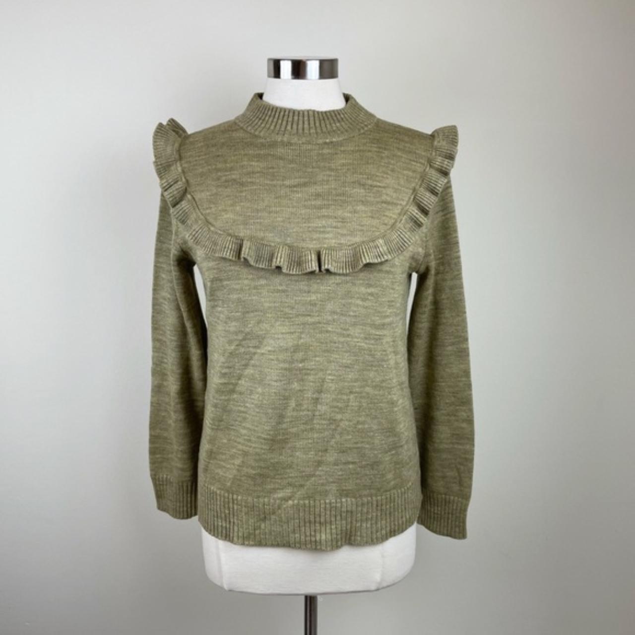 Sears Women's Green and Brown Jumper