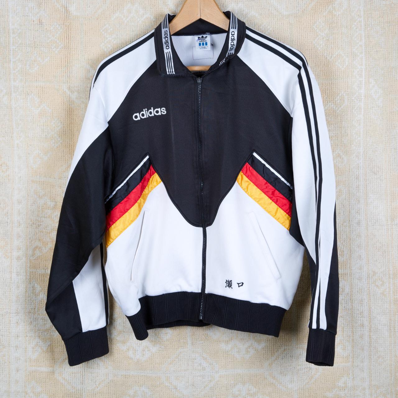 Trouw Sluiting Tien jaar Vintage 90s Adidas Football Training Jacket Custom... - Depop