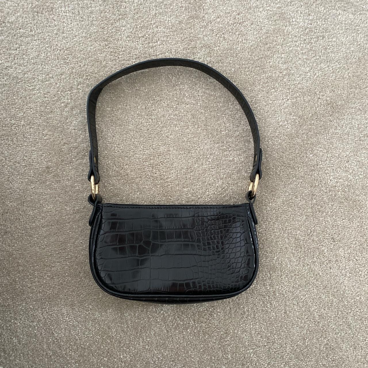 asos design croc effect 90s shoulder bag